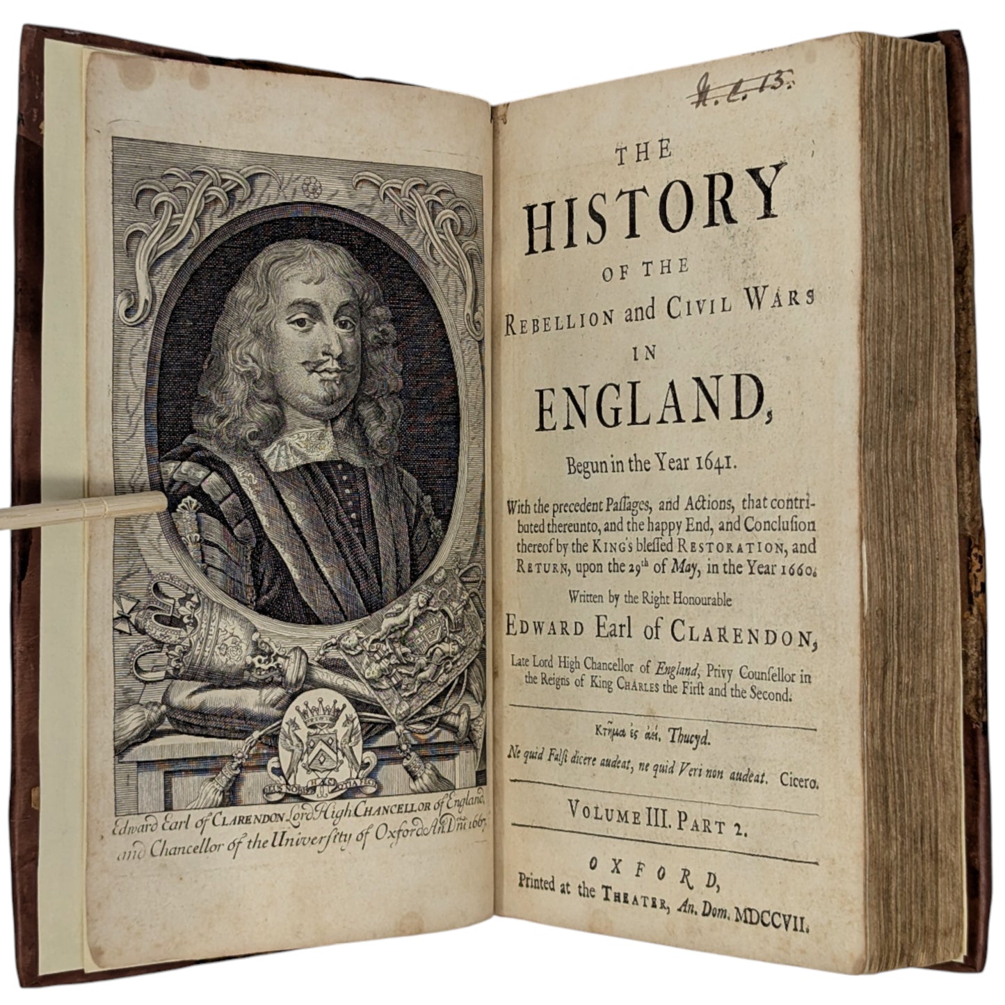 The History of the Rebellion and Civil Wars In England, Begun in the Year 1641