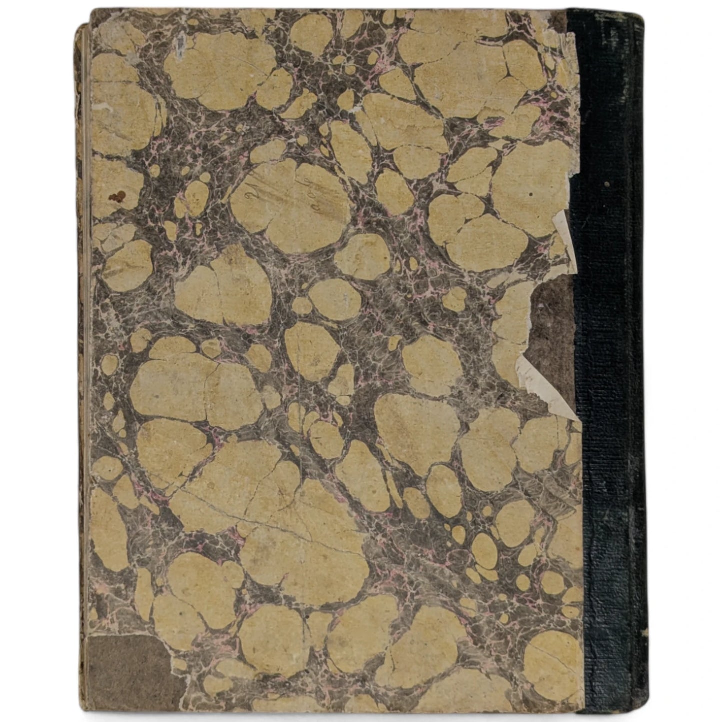 1842 Antique Early Victorian Student Notebook / Ledger for Accountancy & Finance