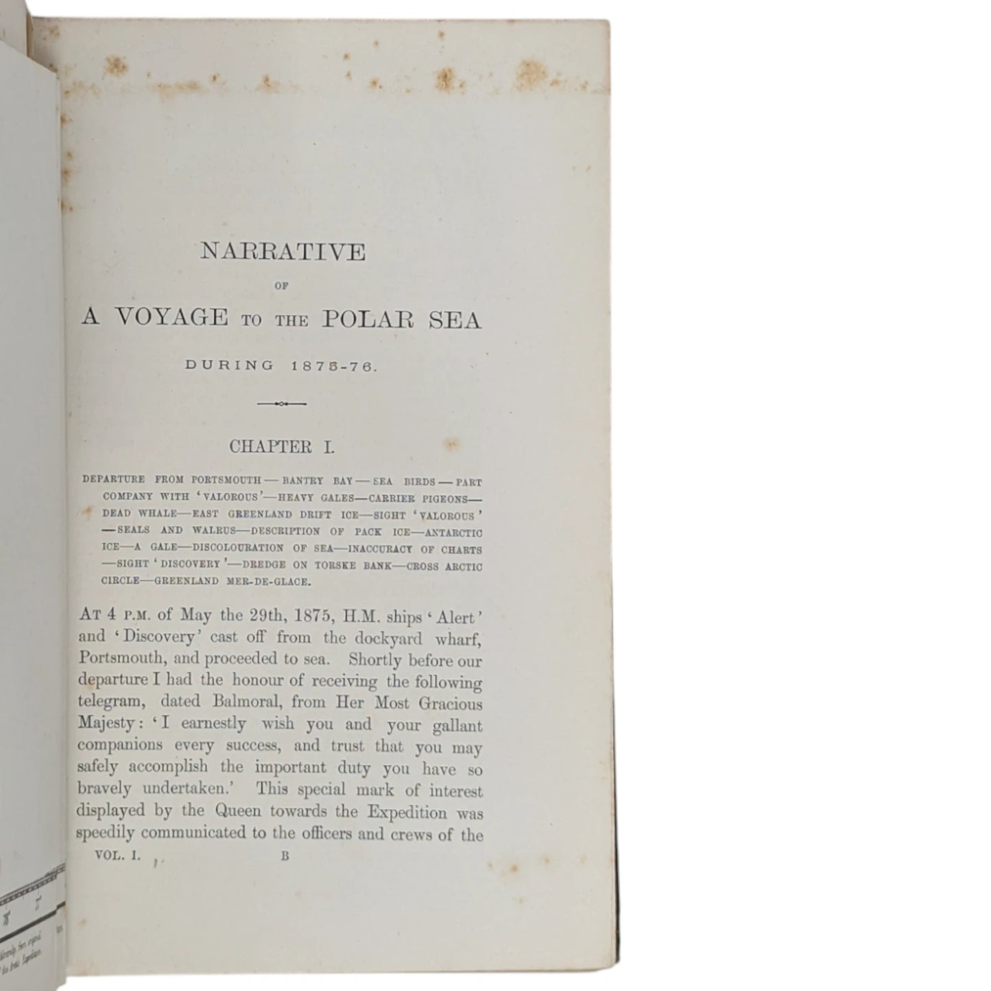 Narrative of a Voyage to the Polar Sea