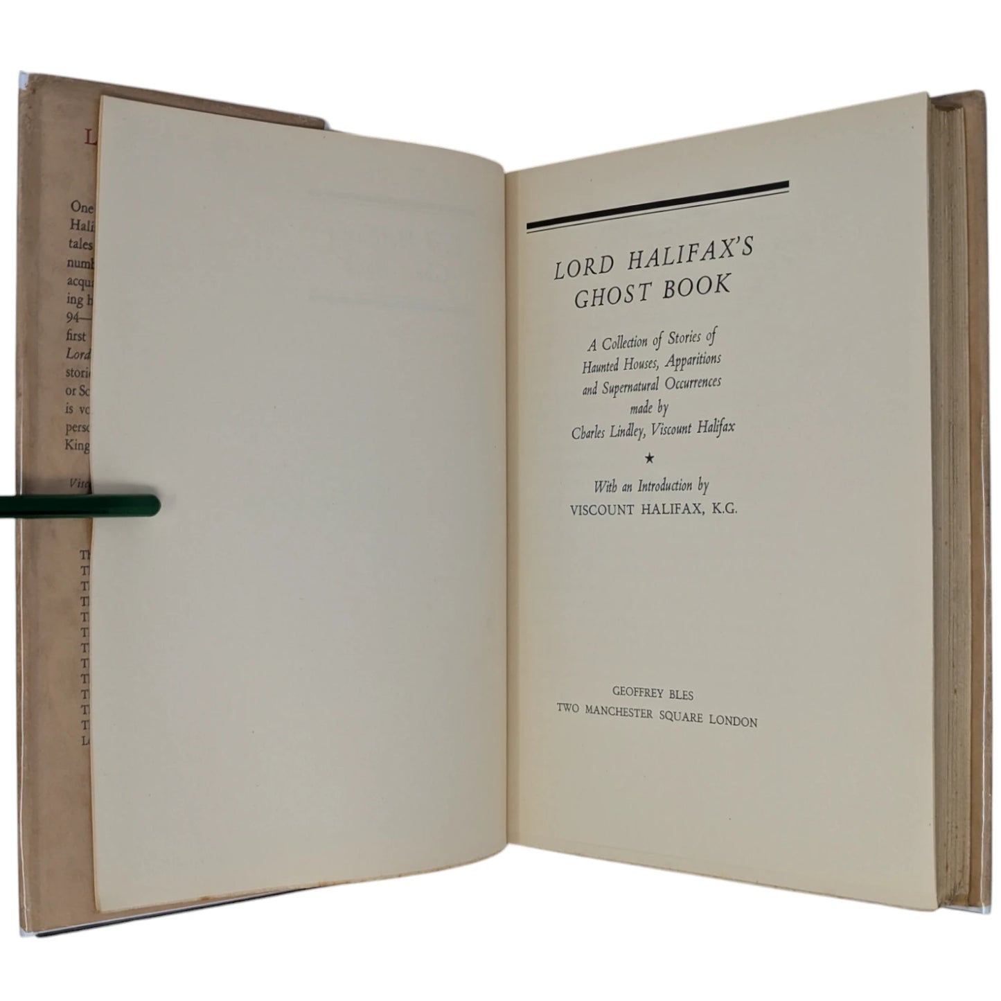 Lord Halifax's Ghost Book