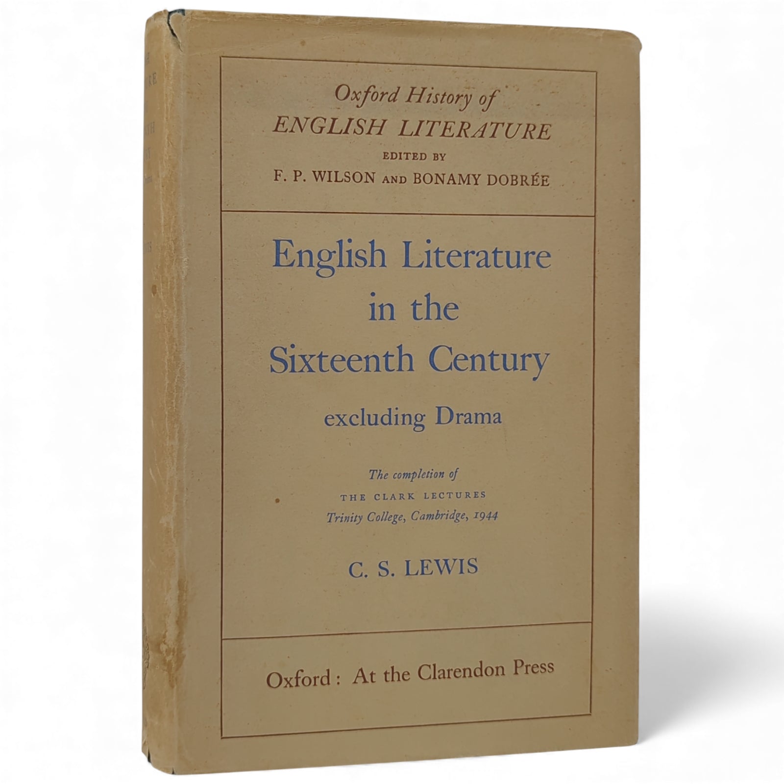 English Literature in the Sixteenth Century, C. S. Lewis, First