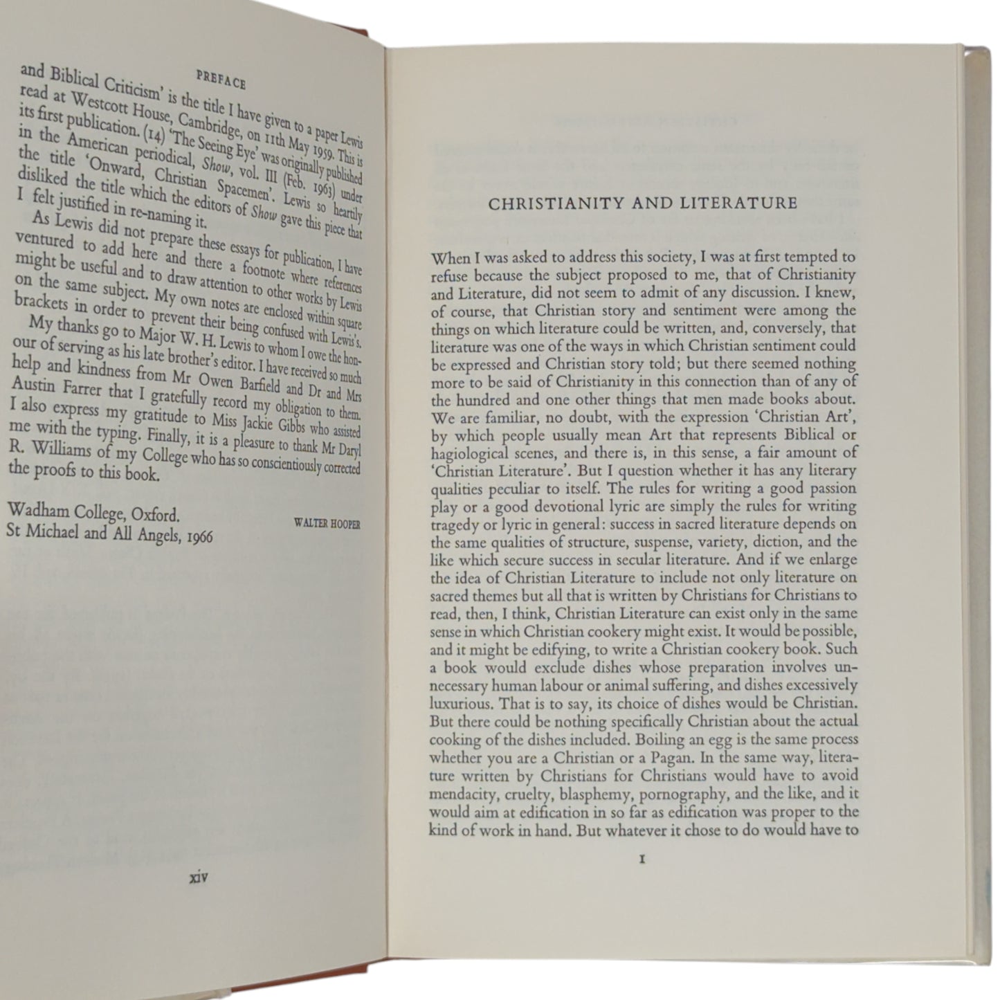 Christian Reflections