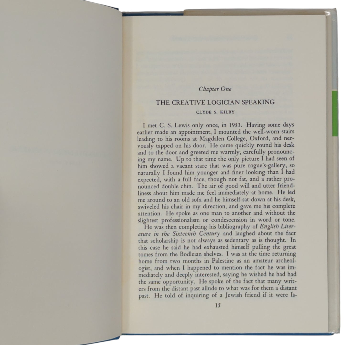 C. S. Lewis: Speaker & Teacher