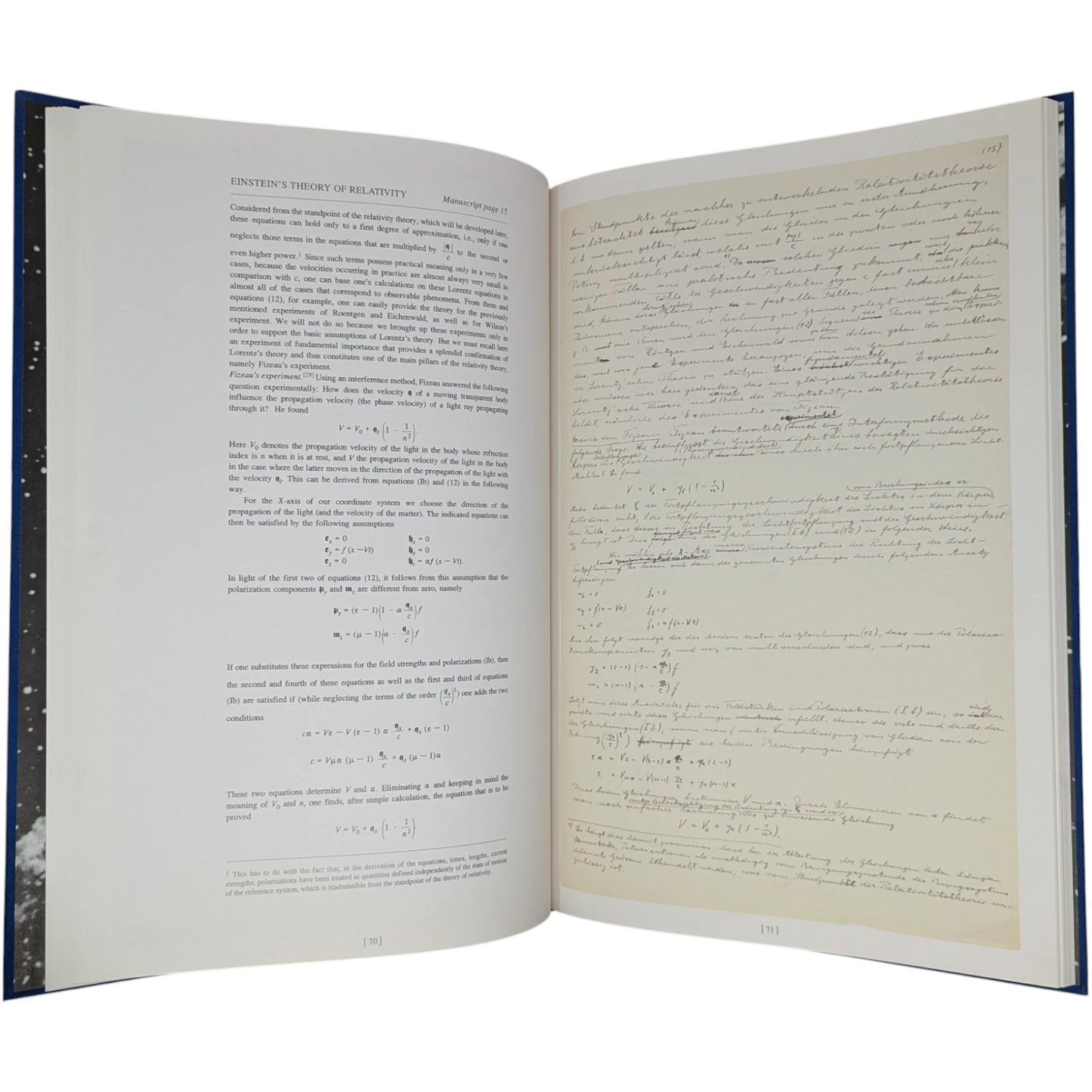 Albert Einstein's 1912 Manuscript on the Special Theory of Relativity