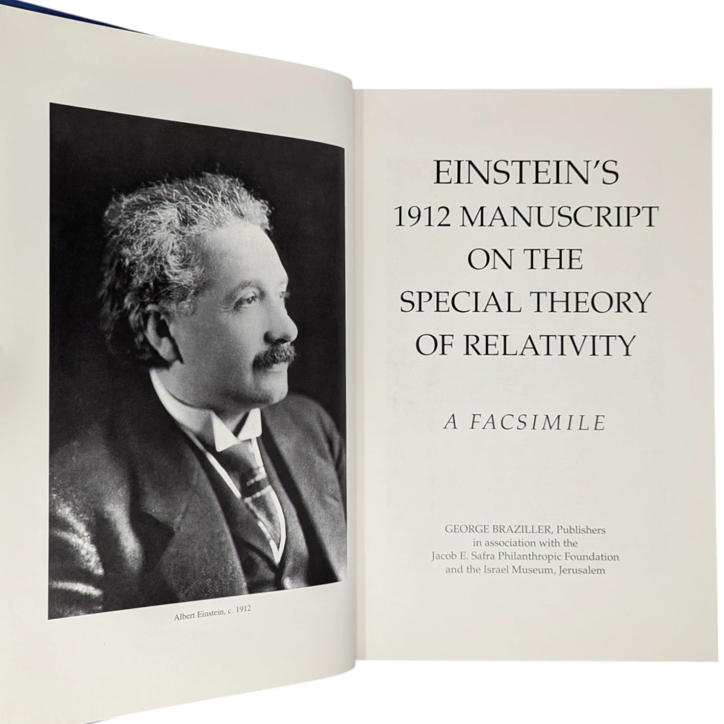 Albert Einstein's 1912 Manuscript on the Special Theory of Relativity