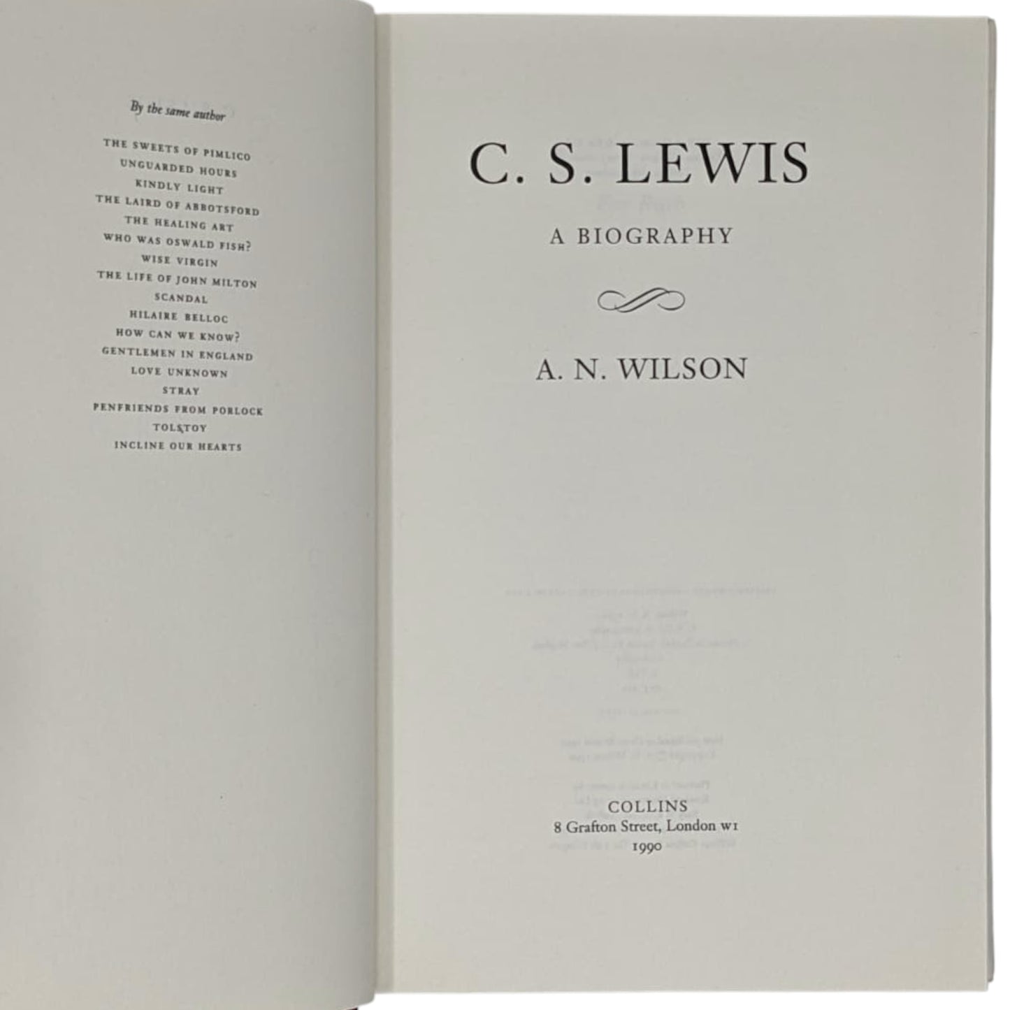 C. S. Lewis: A Biography
