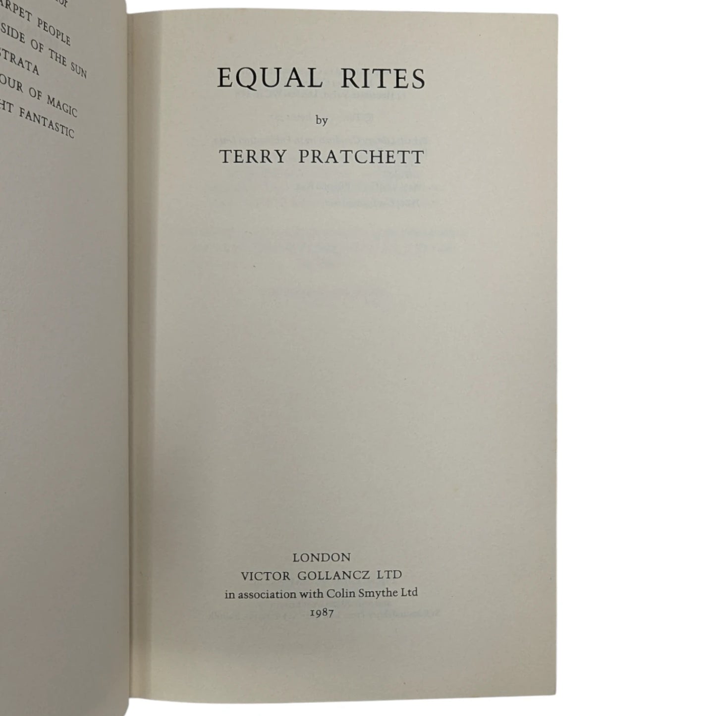 Equal Rites