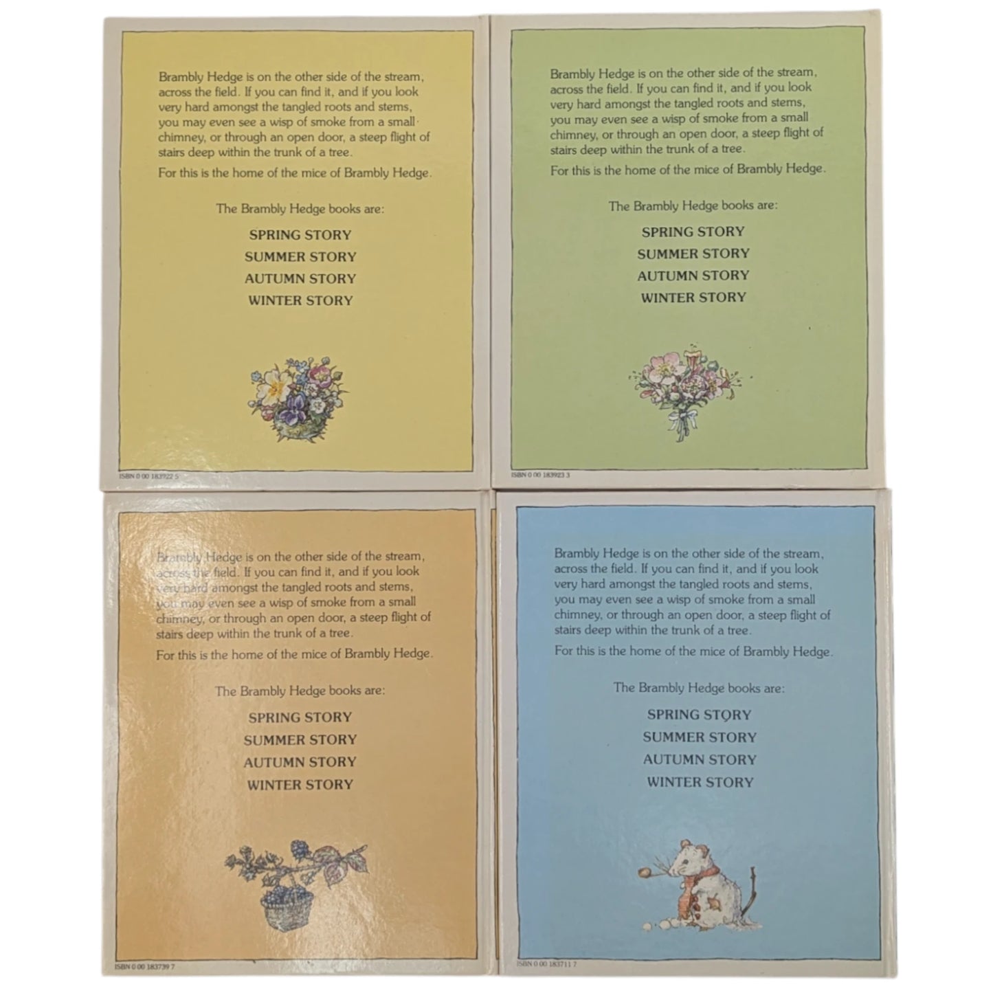 The Four Brambly Hedge Seasons