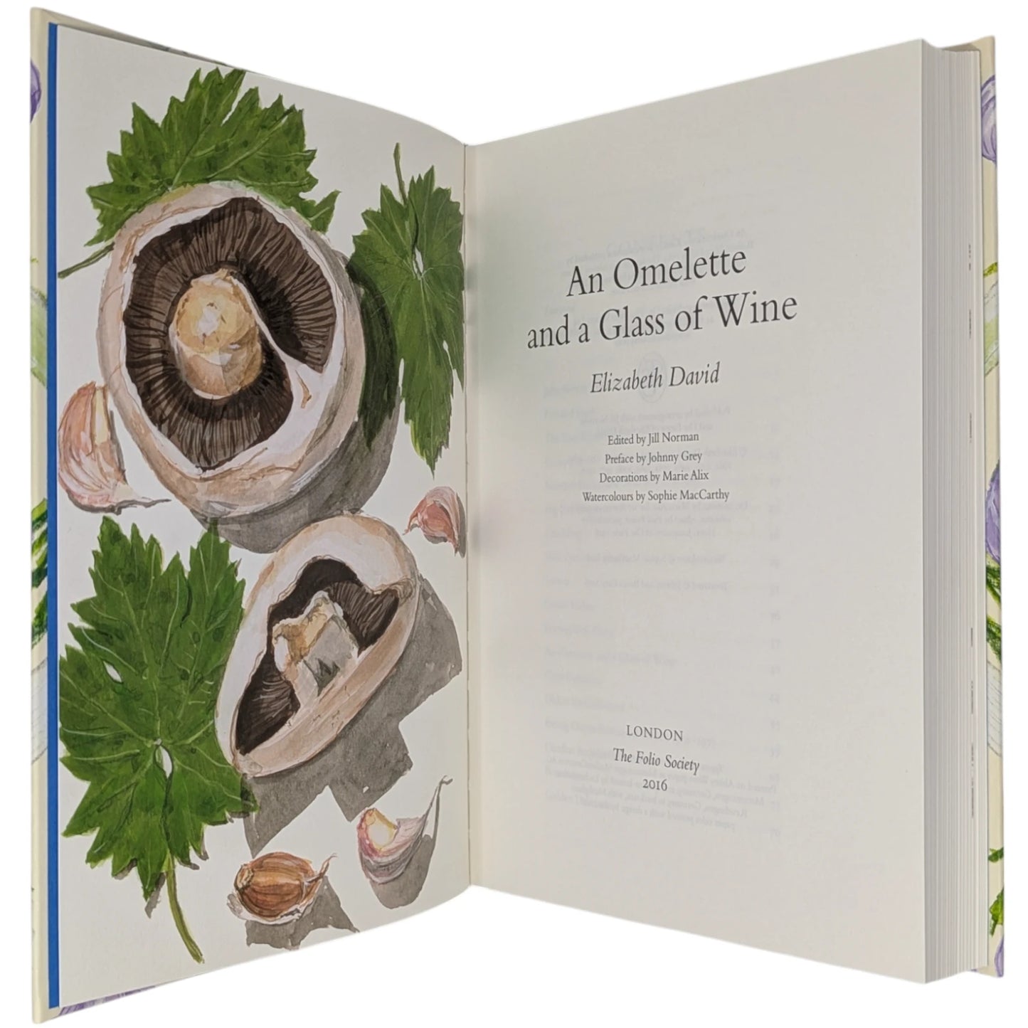 A Book of Mediterranean Food; Italian Food; French Country Cooking; French Provincial Cooking; Summer Cooking; Elizabeth David's Christmas; An Omelette and a Glass of Wine