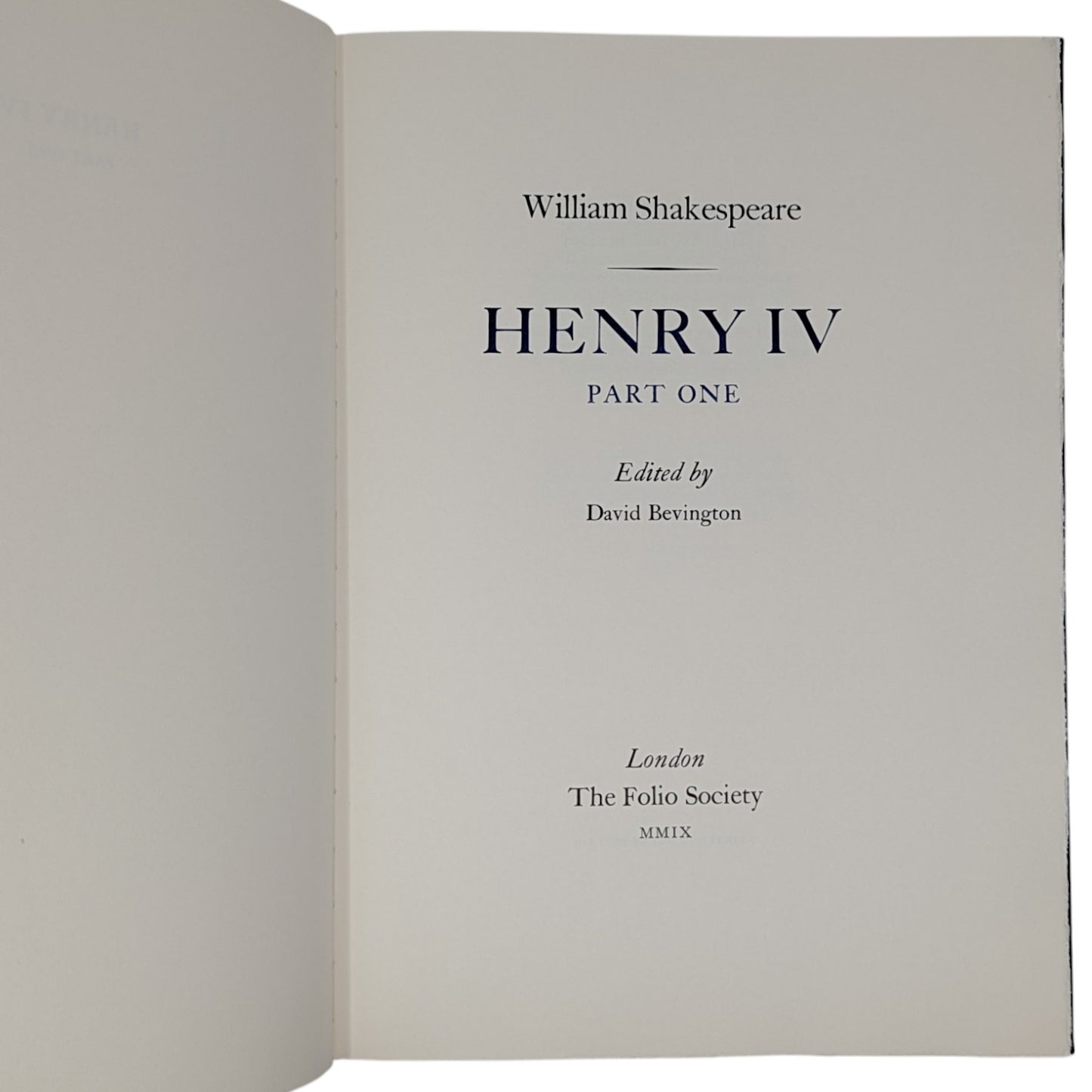 Henry IV: Part One