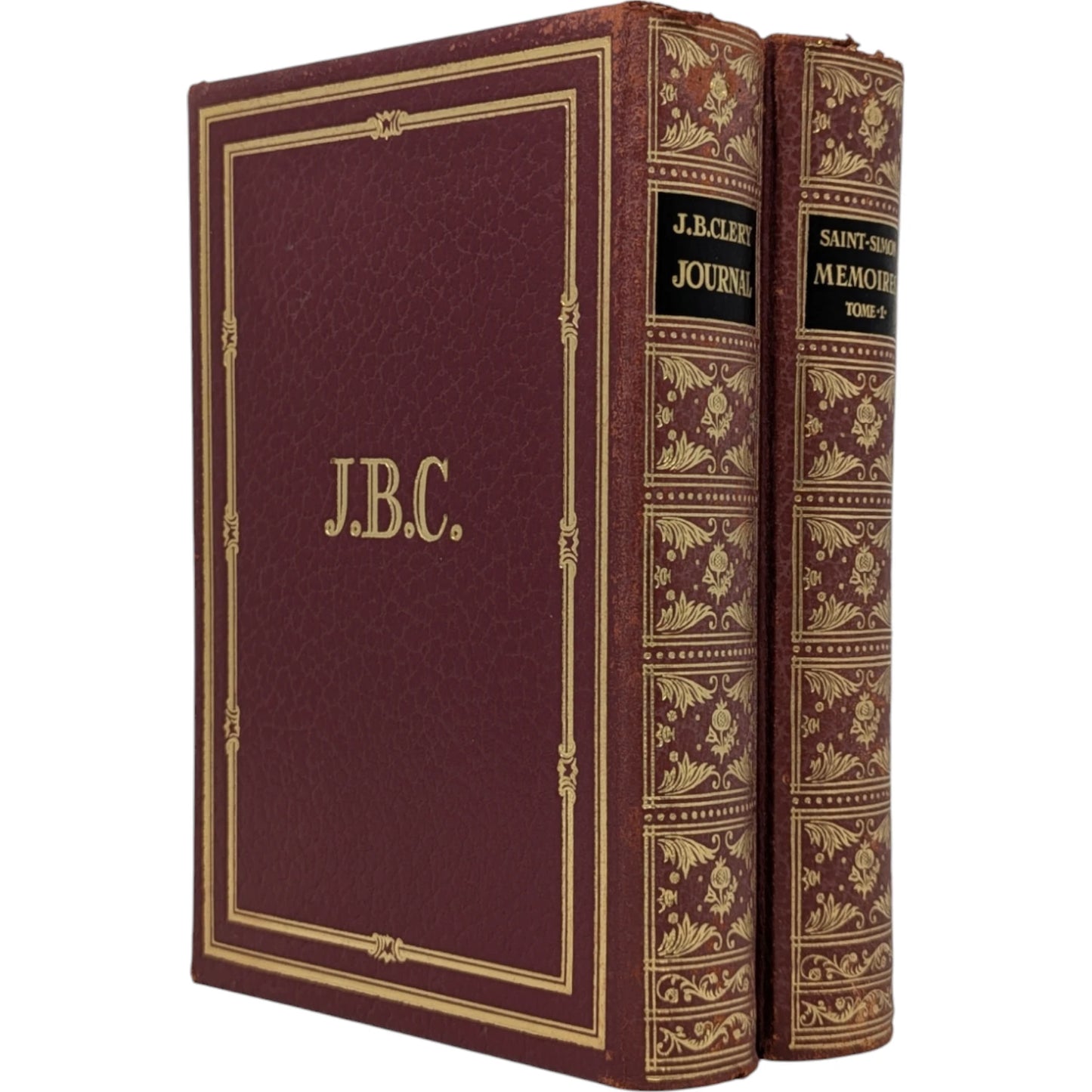 Journal de J B Clery Louis XVI & Memoires Duc de Louis de Saint Simon Louis XIV