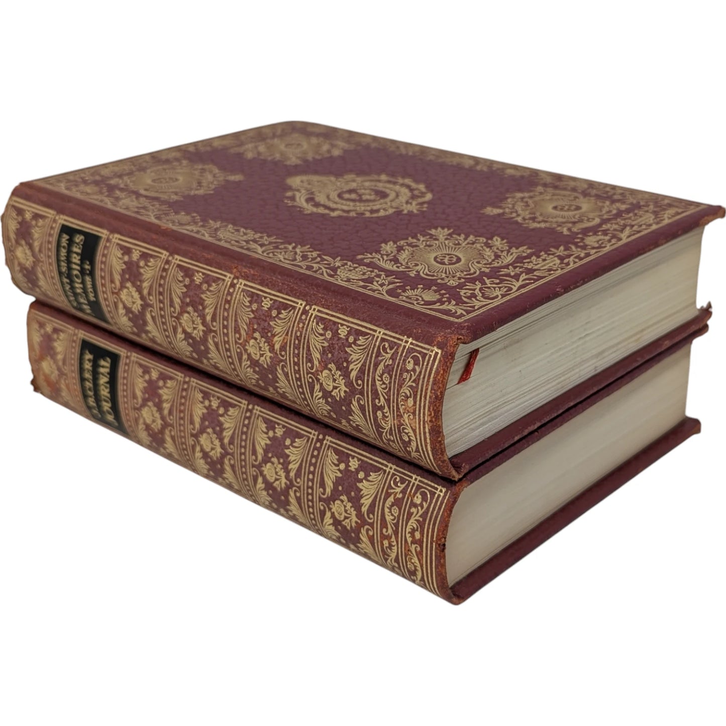 Journal de J B Clery Louis XVI & Memoires Duc de Louis de Saint Simon Louis XIV