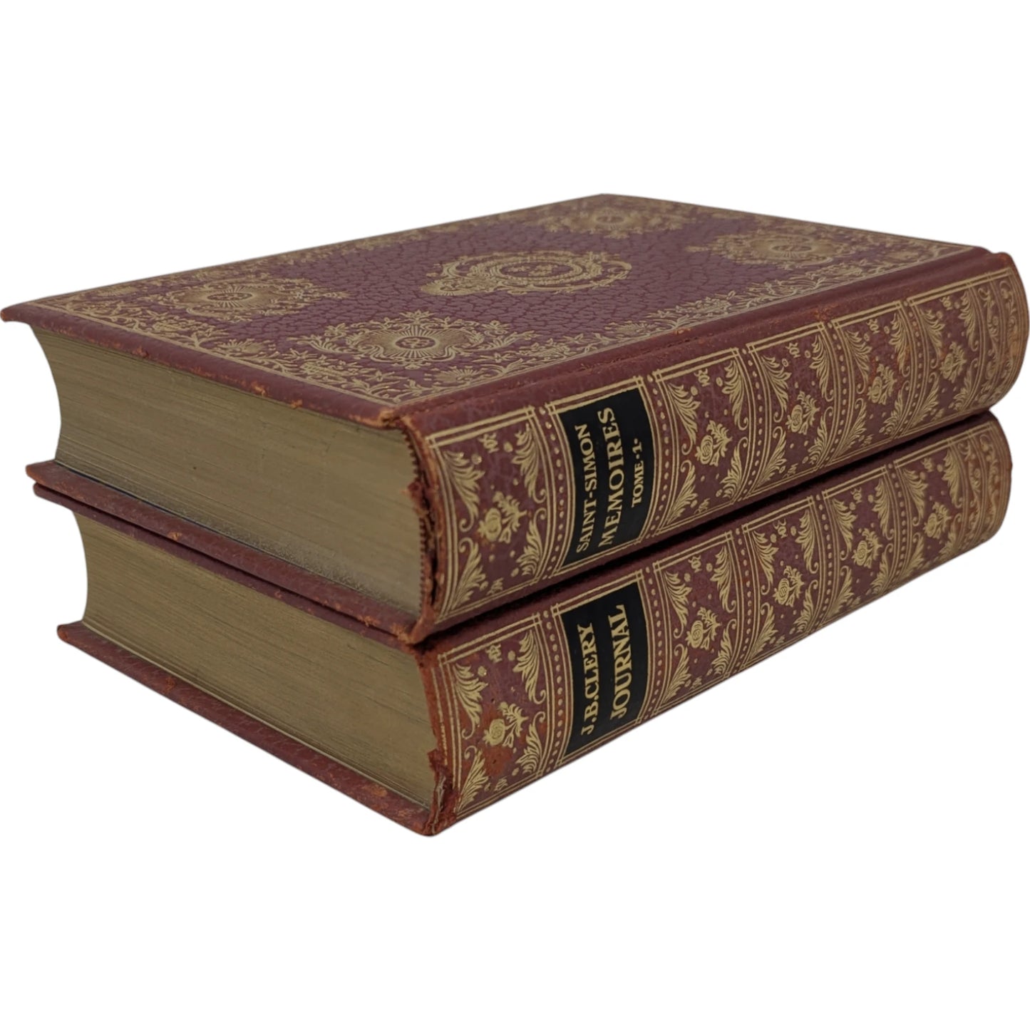 Journal de J B Clery Louis XVI & Memoires Duc de Louis de Saint Simon Louis XIV