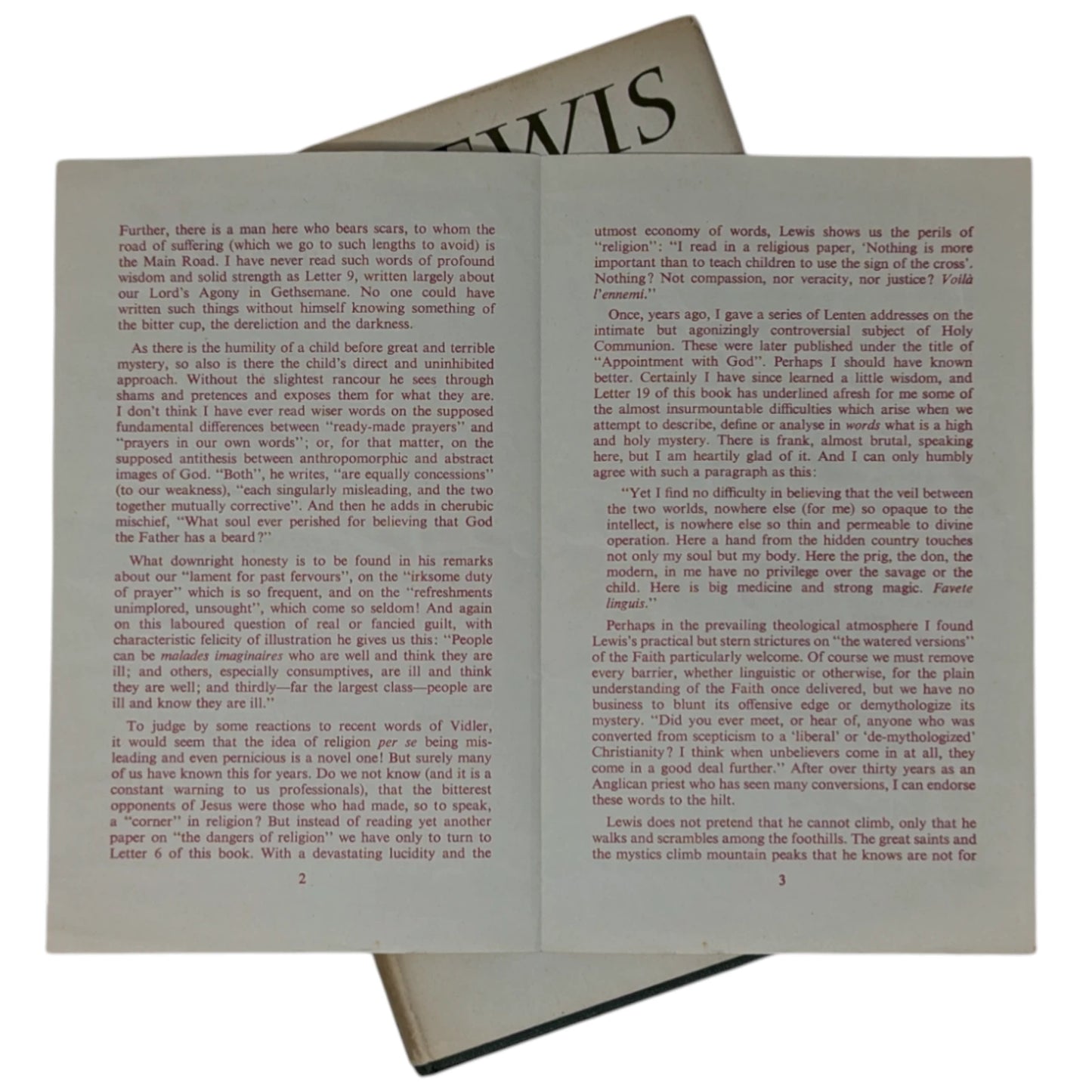Letters to Malcolm: Chiefly on Prayer