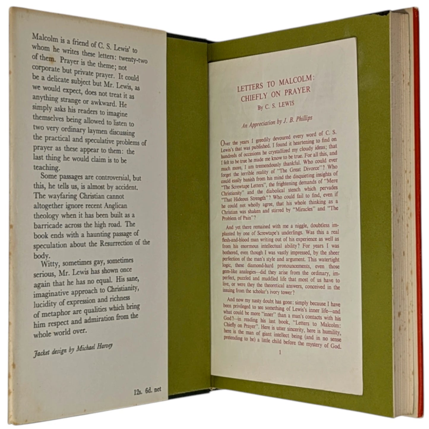Letters to Malcolm: Chiefly on Prayer