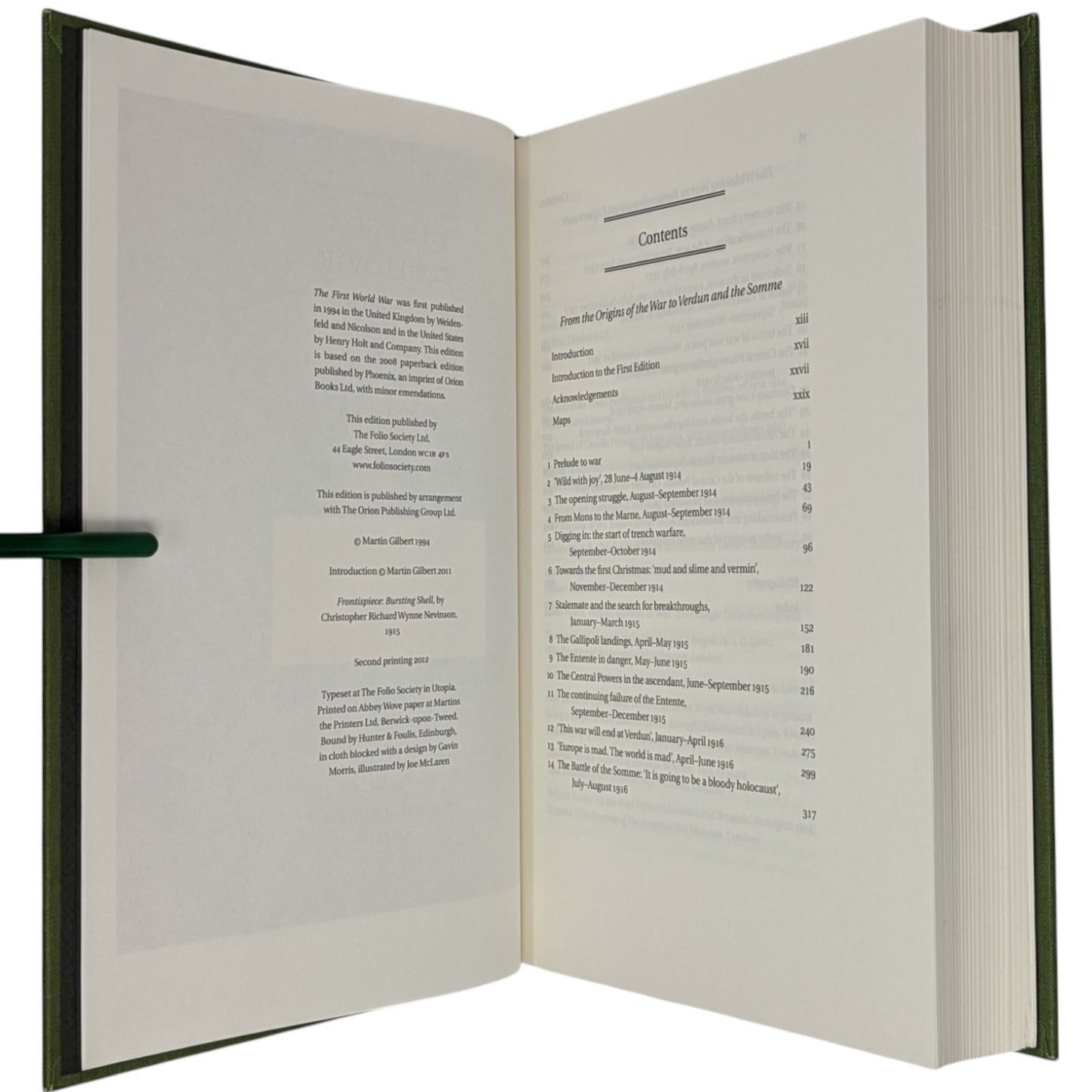 The First World War (Signed by H H Asquith, David Lloyd George & Field Marshals)