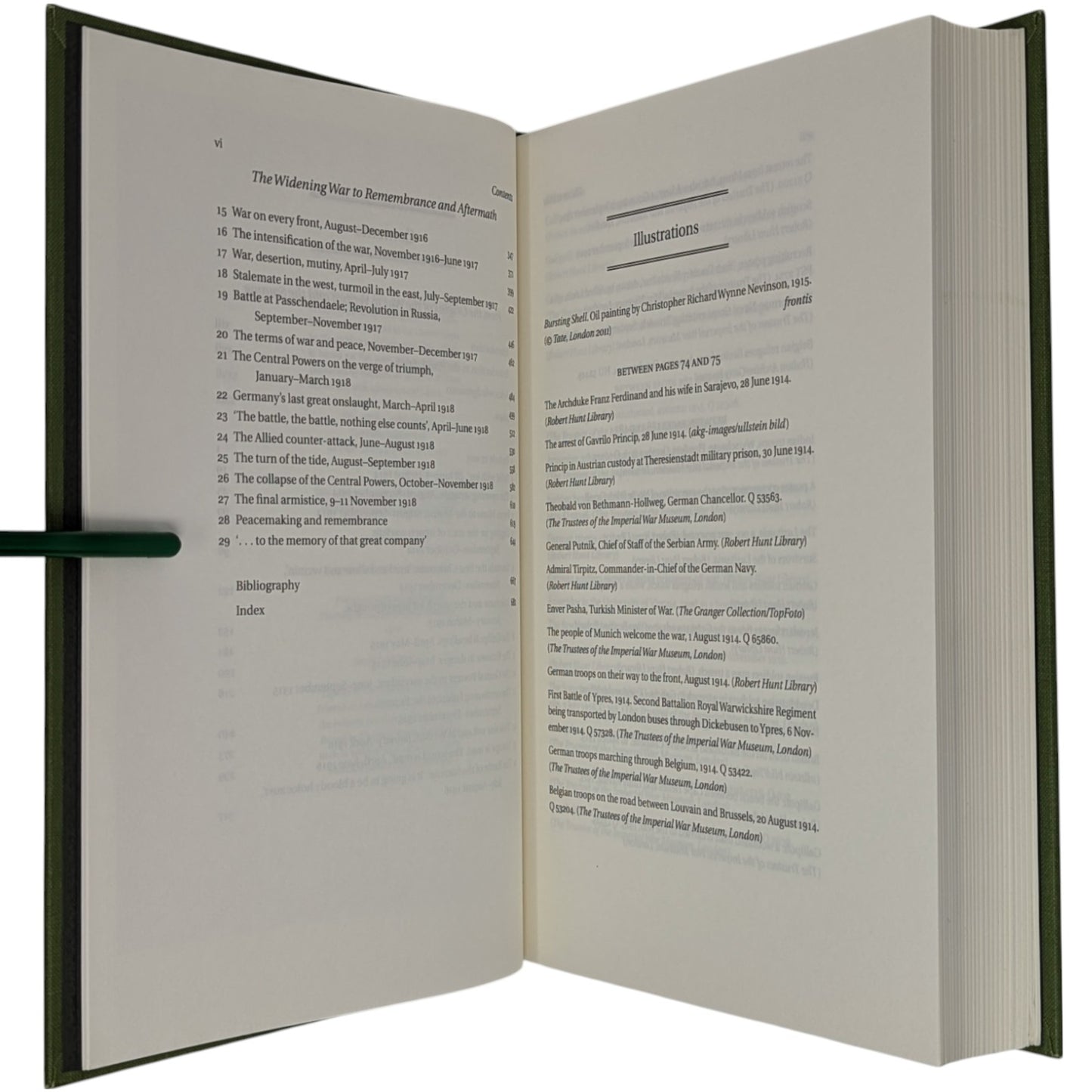 The First World War (Signed by H H Asquith, David Lloyd George & Field Marshals)