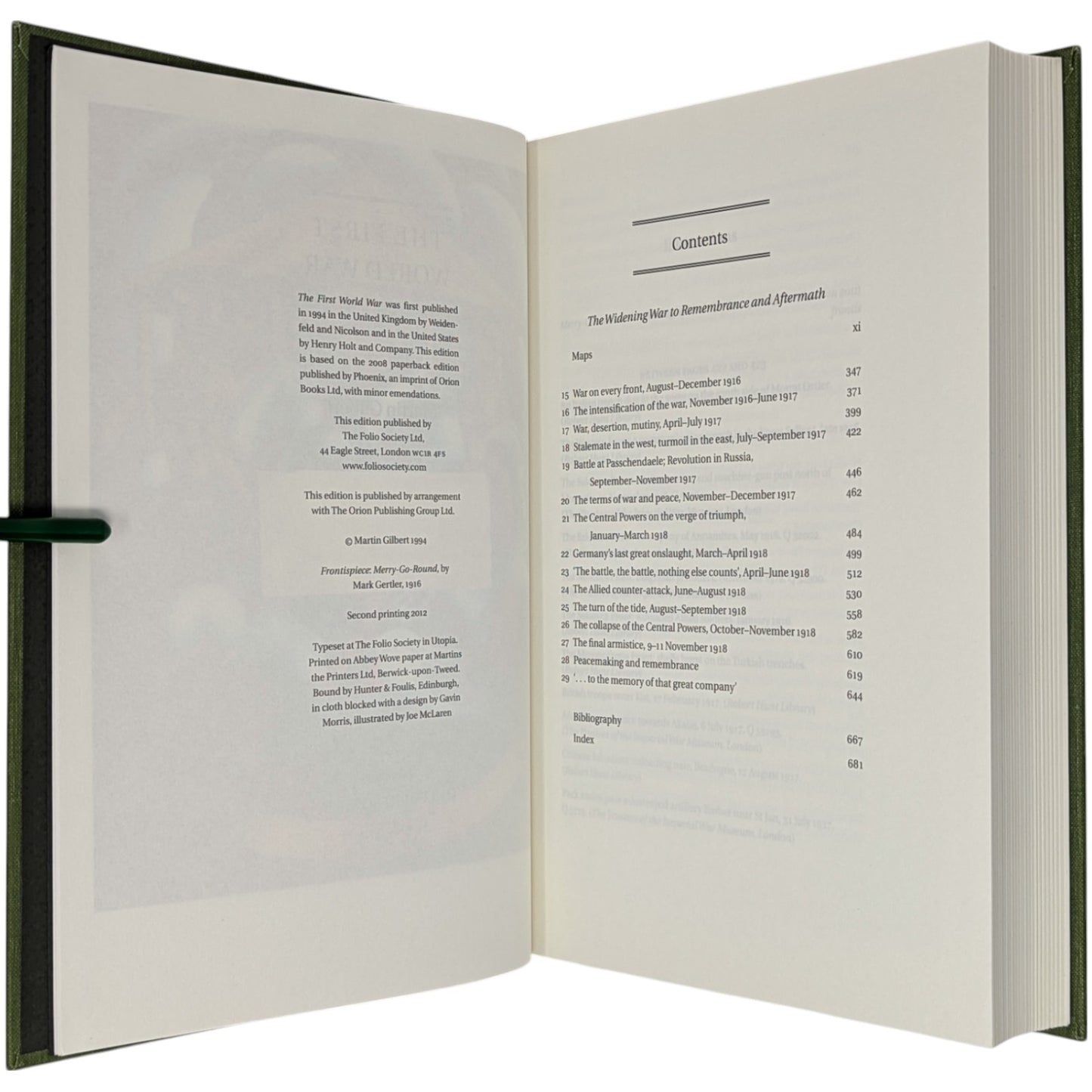 The First World War (Signed by H H Asquith, David Lloyd George & Field Marshals)
