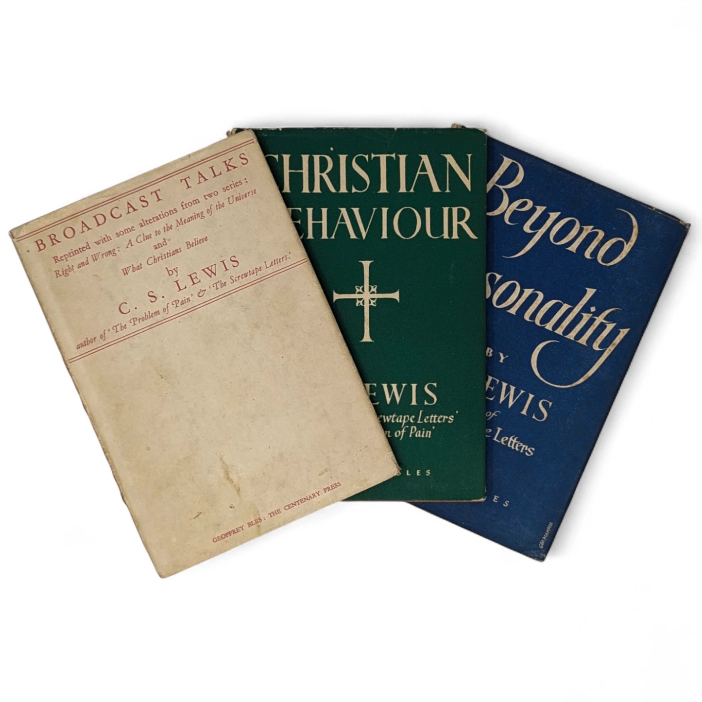 Mere Christianity Set; Broadcast Talks, Christian Behaviour, Beyond Personality
