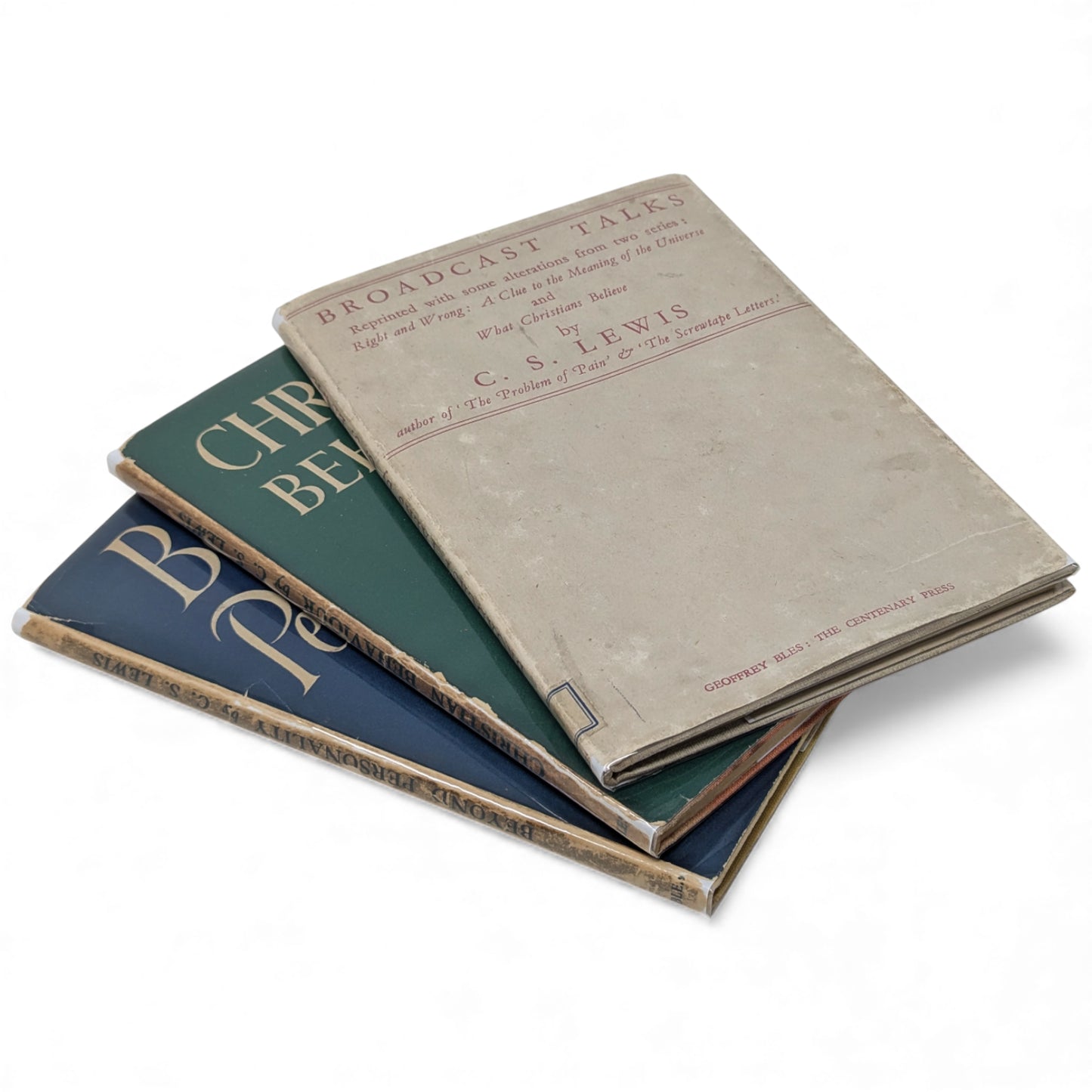 Mere Christianity Set; Broadcast Talks, Christian Behaviour, Beyond Personality