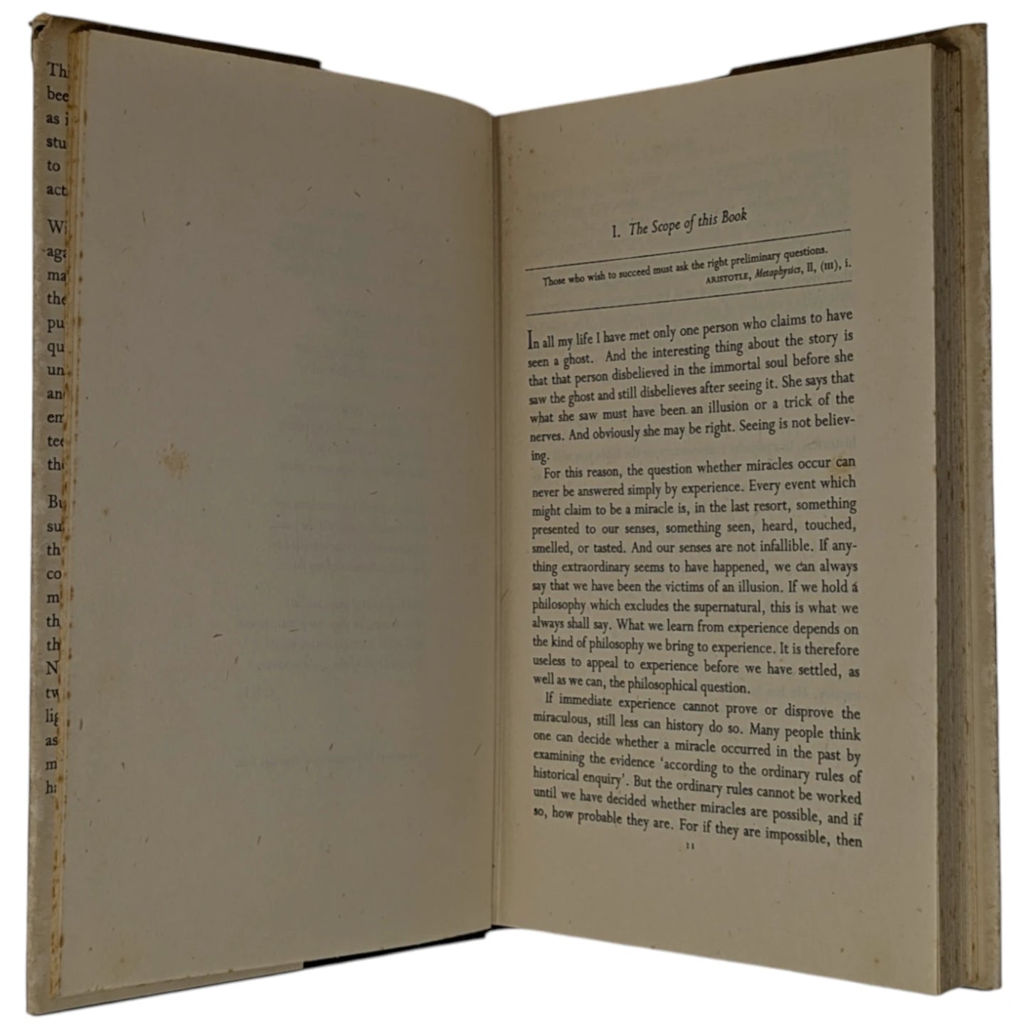 Miracles: A Preliminary Study
