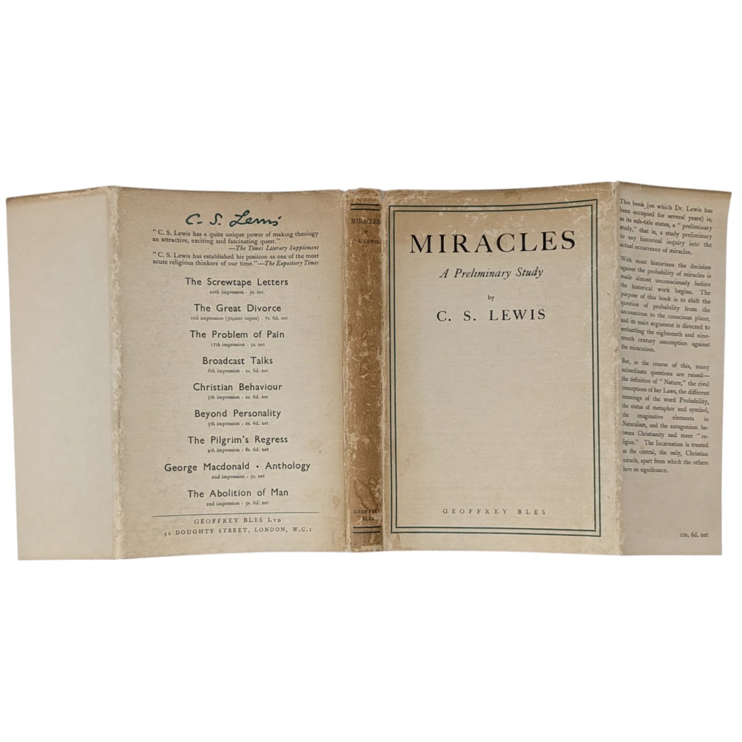 Miracles: A Preliminary Study