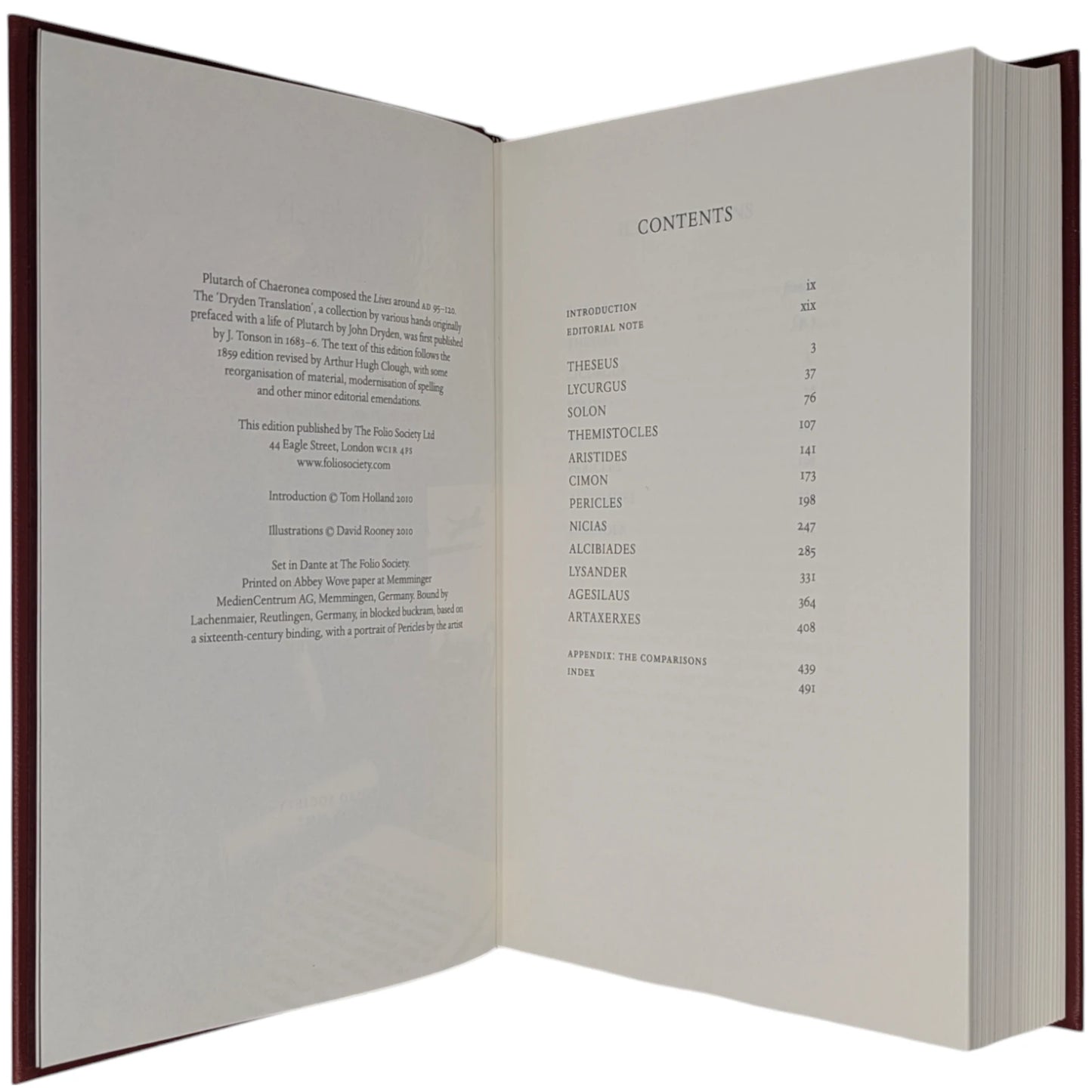 Plutarch: The Parallel Lives