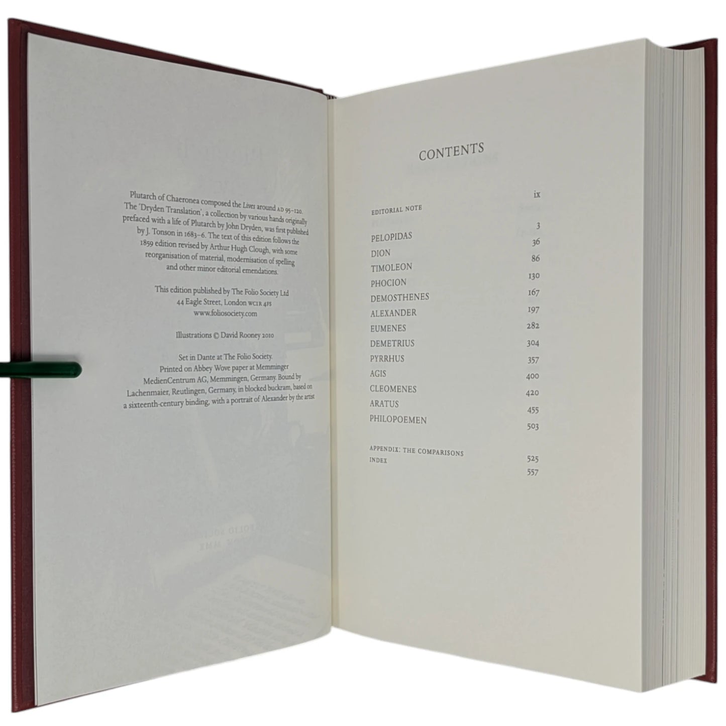 Plutarch: The Parallel Lives