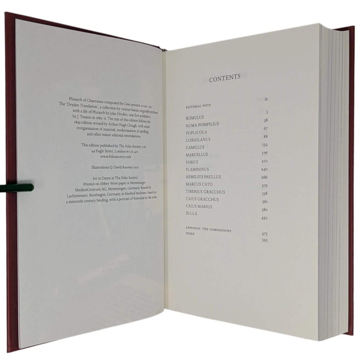 Plutarch: The Parallel Lives