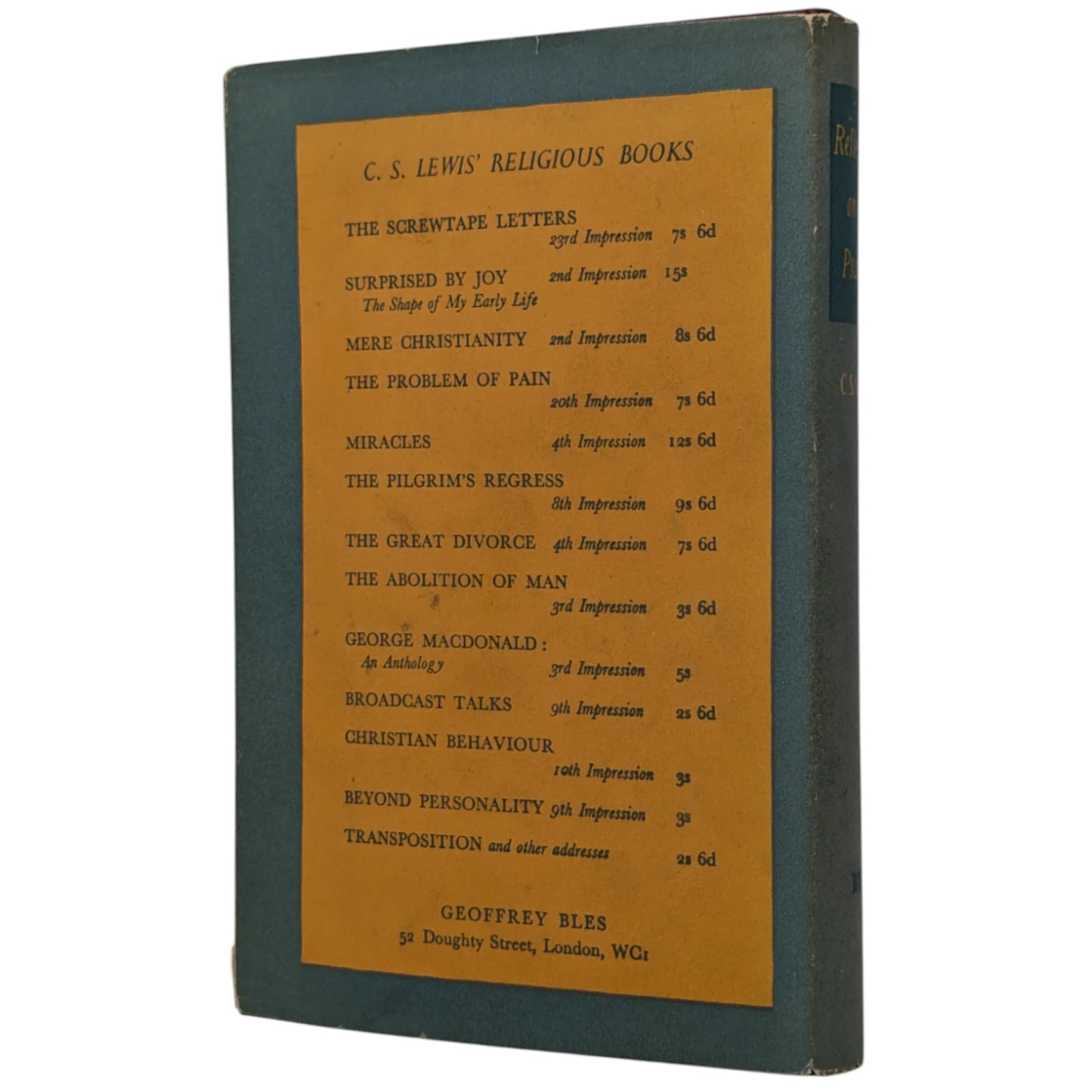 Reflections on the Psalms