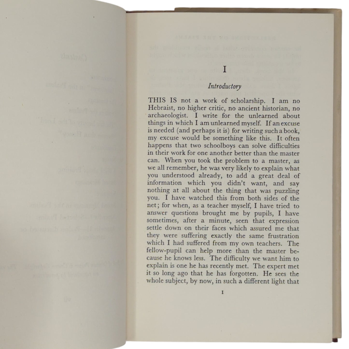 Reflections on the Psalms