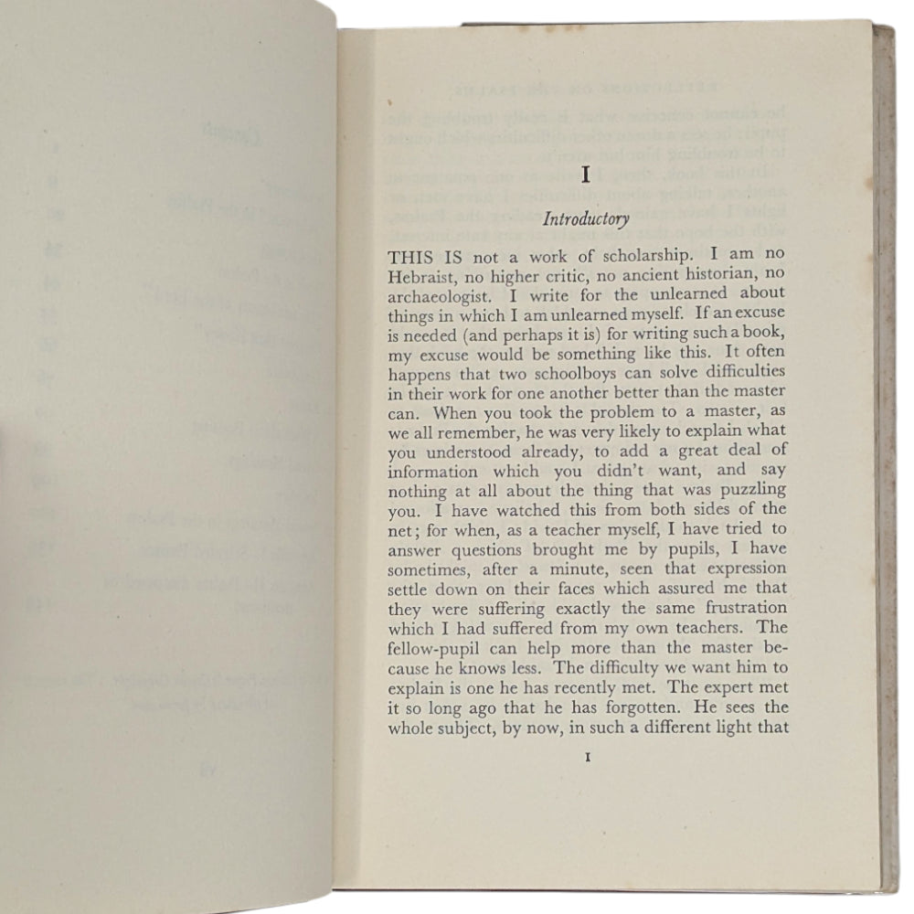 Reflections on the Psalms