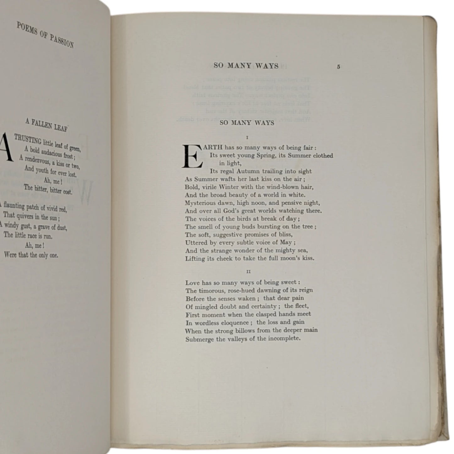 Poems of Passion and Pleasure