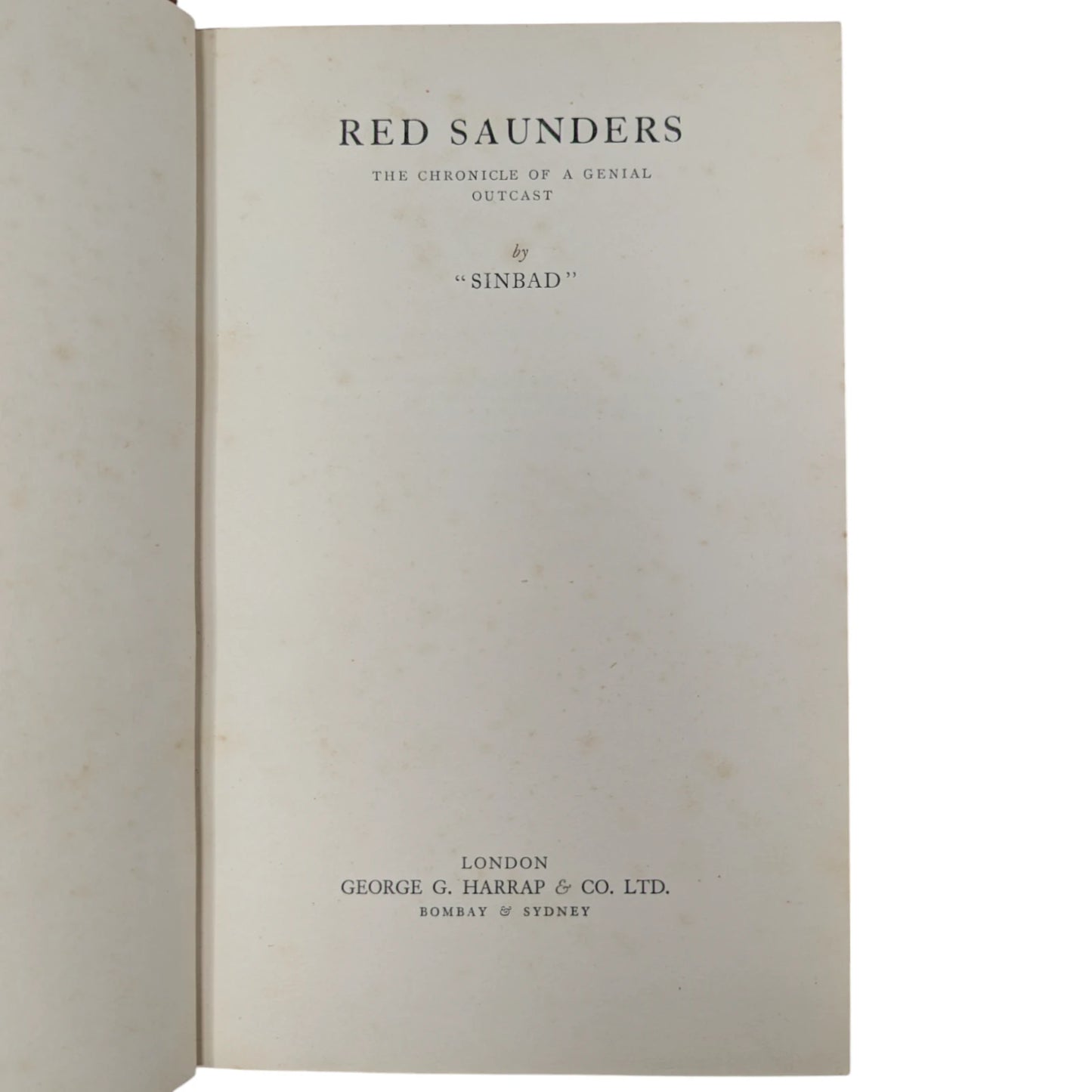 Red Saunders: The Chronicle of a Genial Outcast