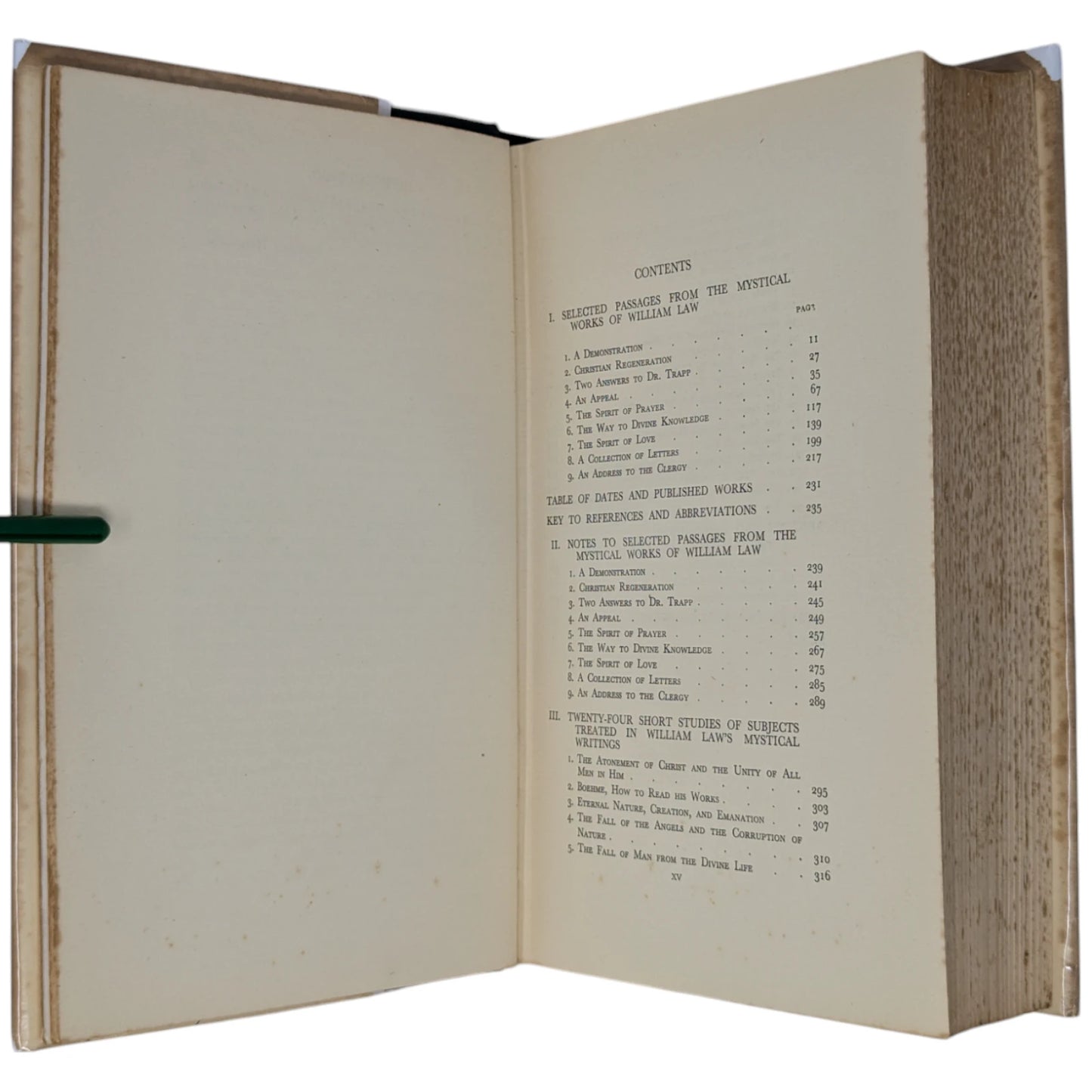 Selected Mystical Writings of William Law