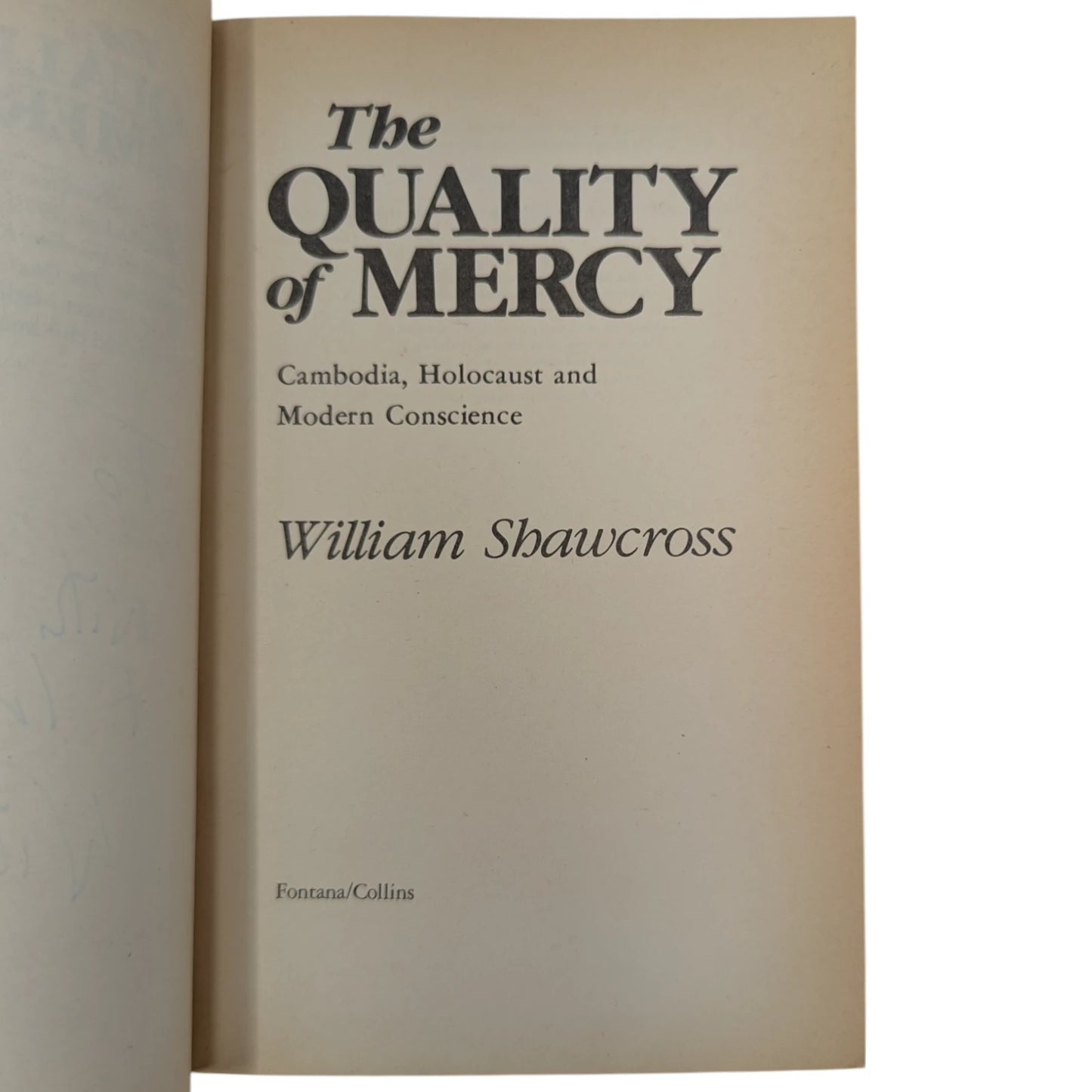 The Quality of Mercy