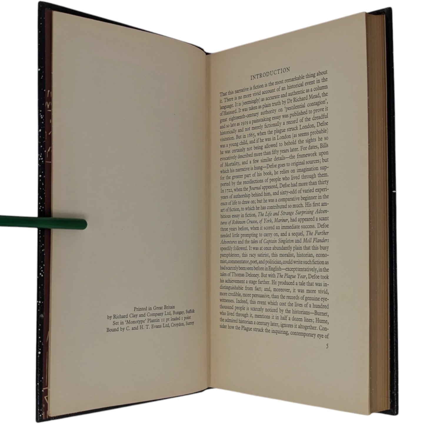 A Journal of the Plague Year (Limited Edition)
