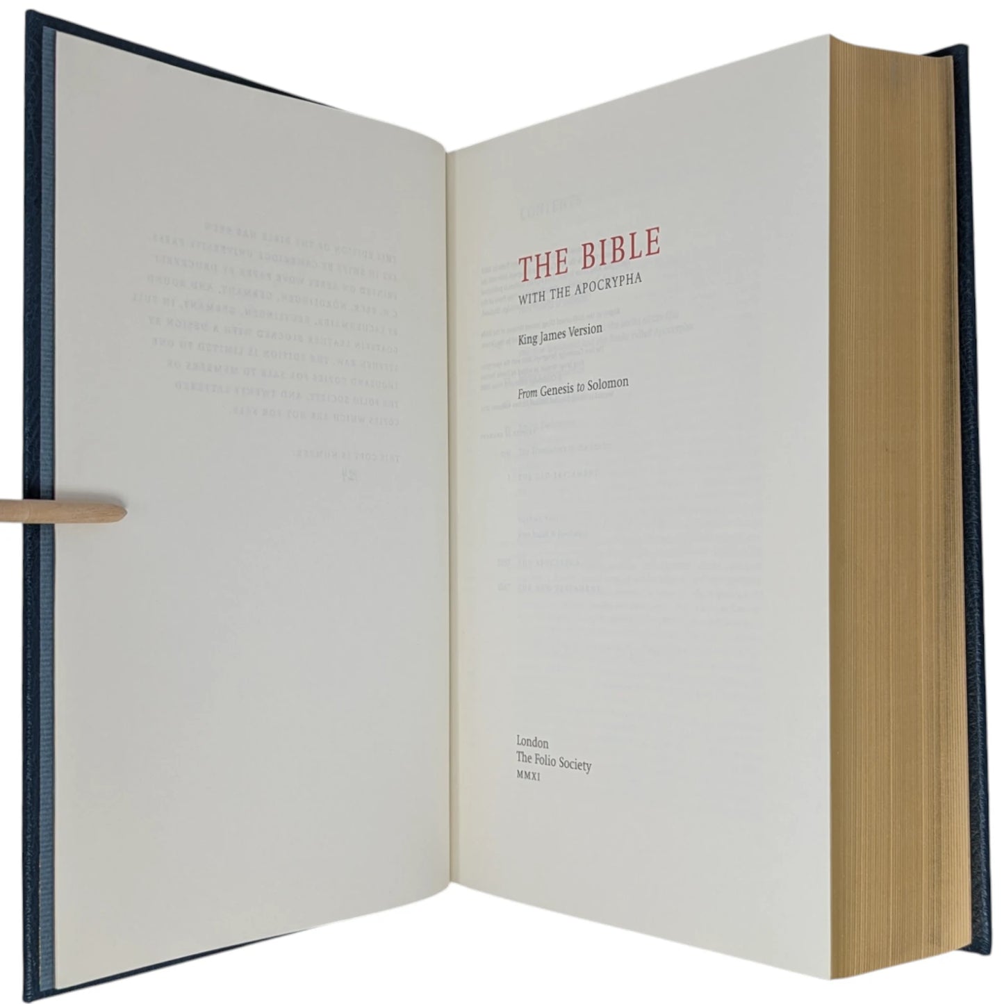 The Bible, with the Apocrypha, King James Version