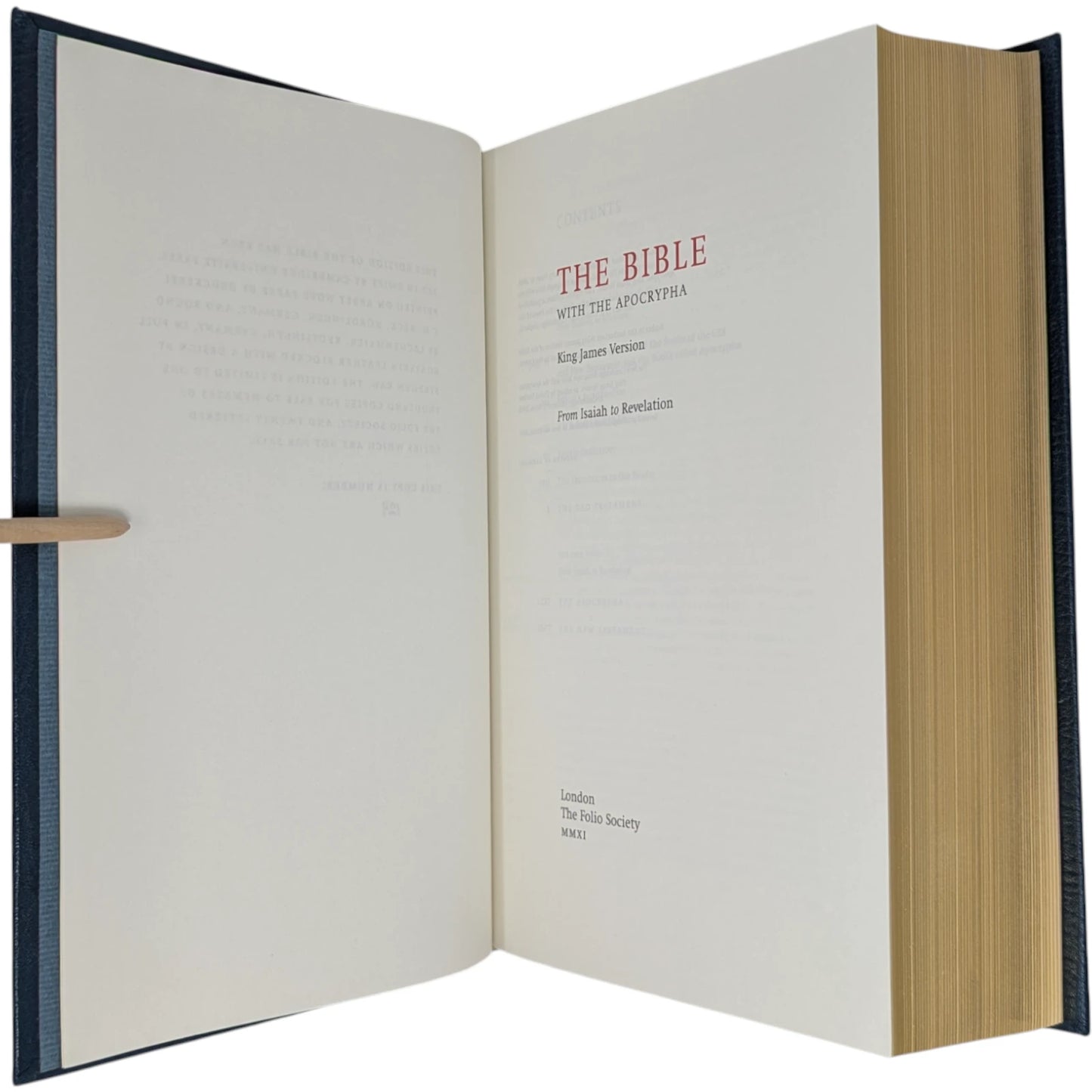 The Bible, with the Apocrypha, King James Version