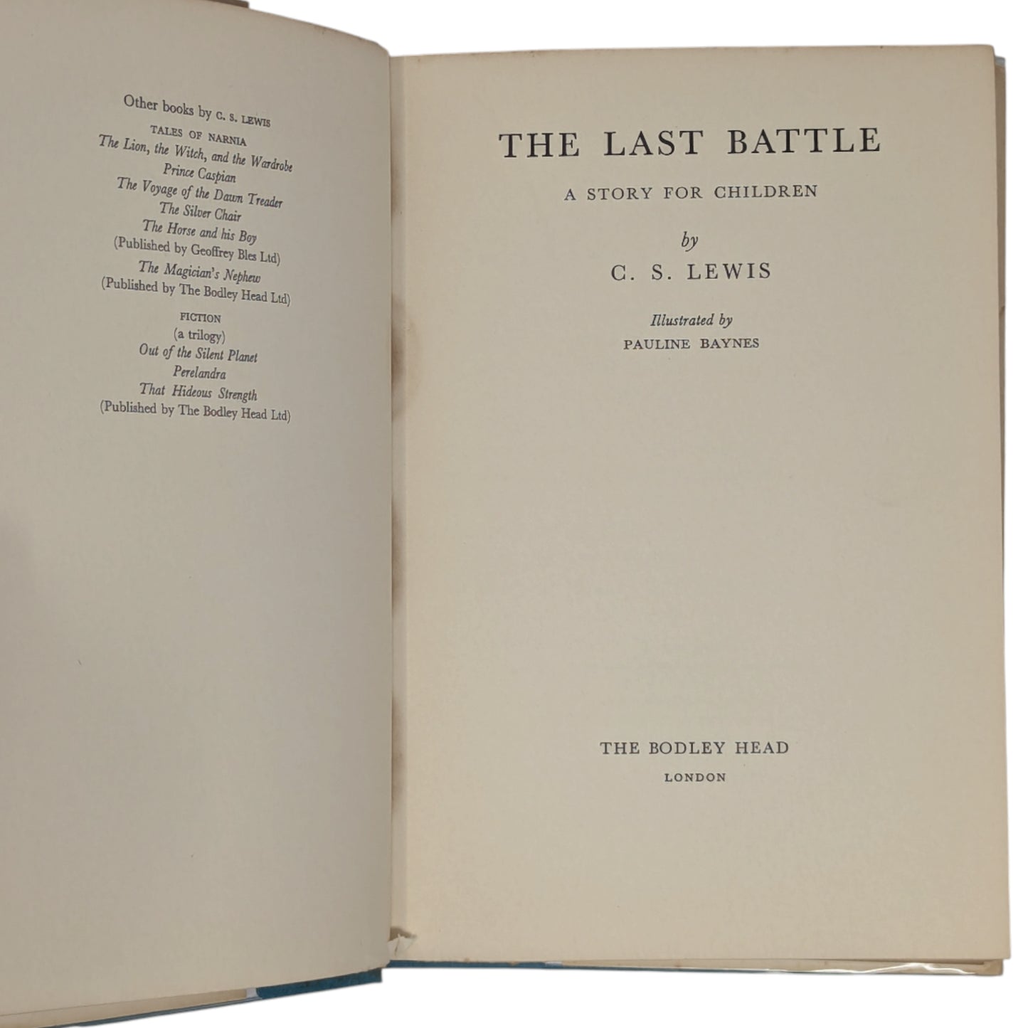 The Chronicles of Narnia First Edition Series