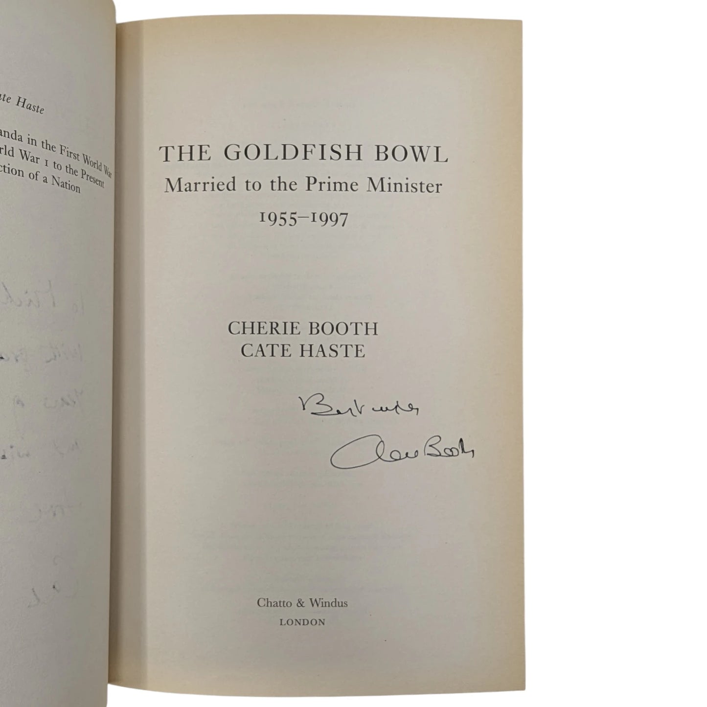 The Goldfish Bowl: Married to the Prime Minister, 1955 - 1997