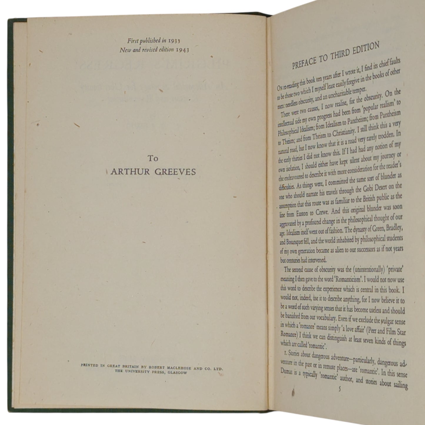 The Pilgrim's Regress