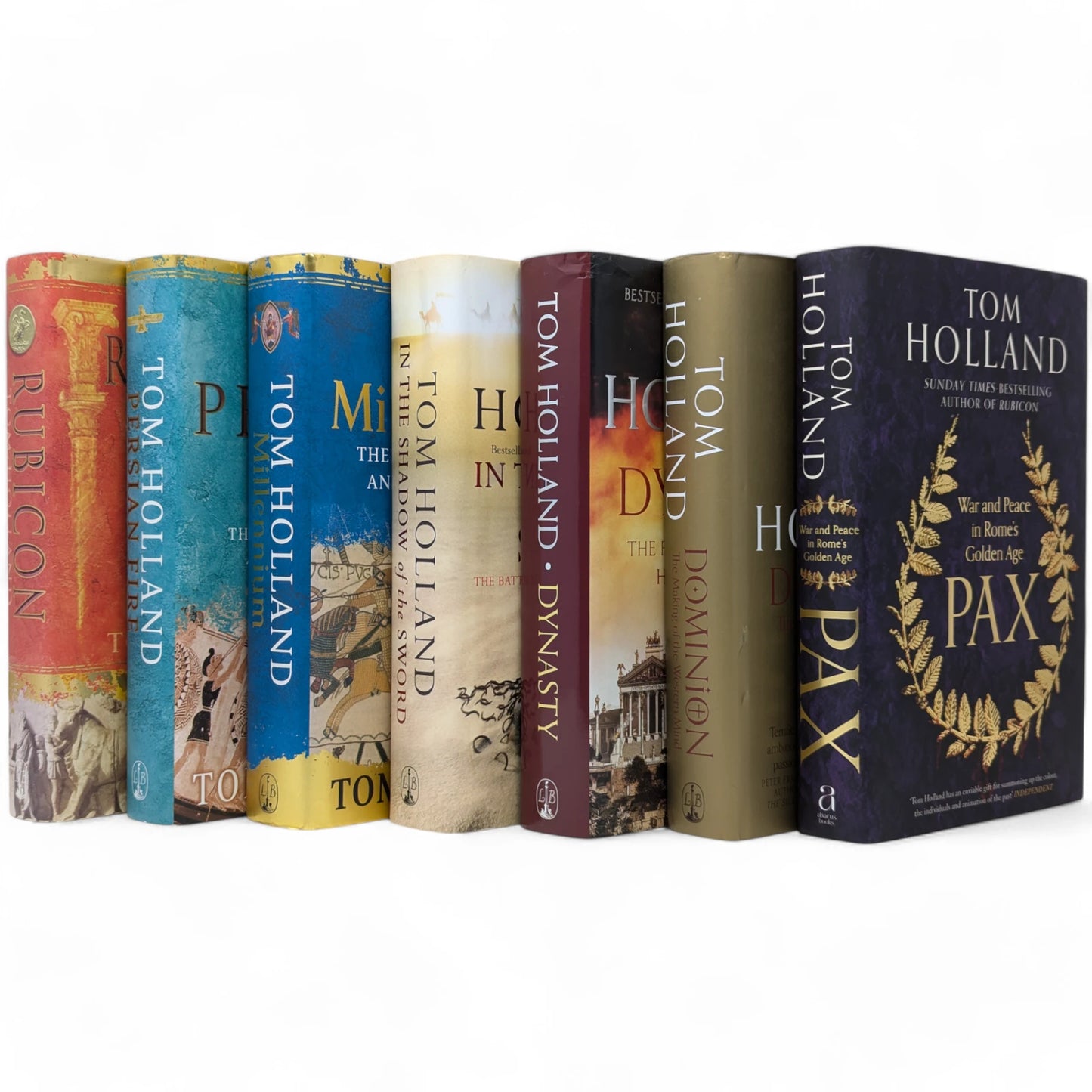 Rubicon; Persian Fire; Millennium; In the Shadow of the Sword; Dynasty; Dominion; Pax