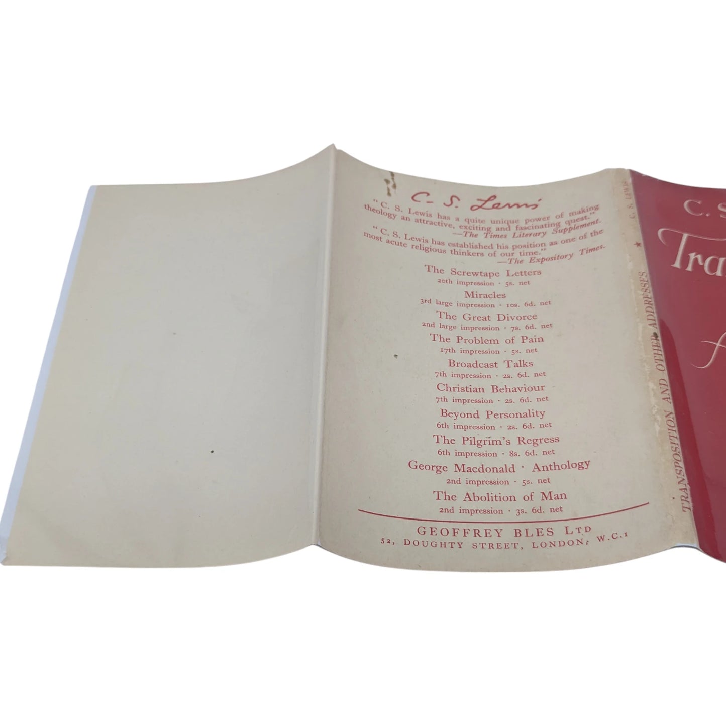 Transposition and Other Addresses