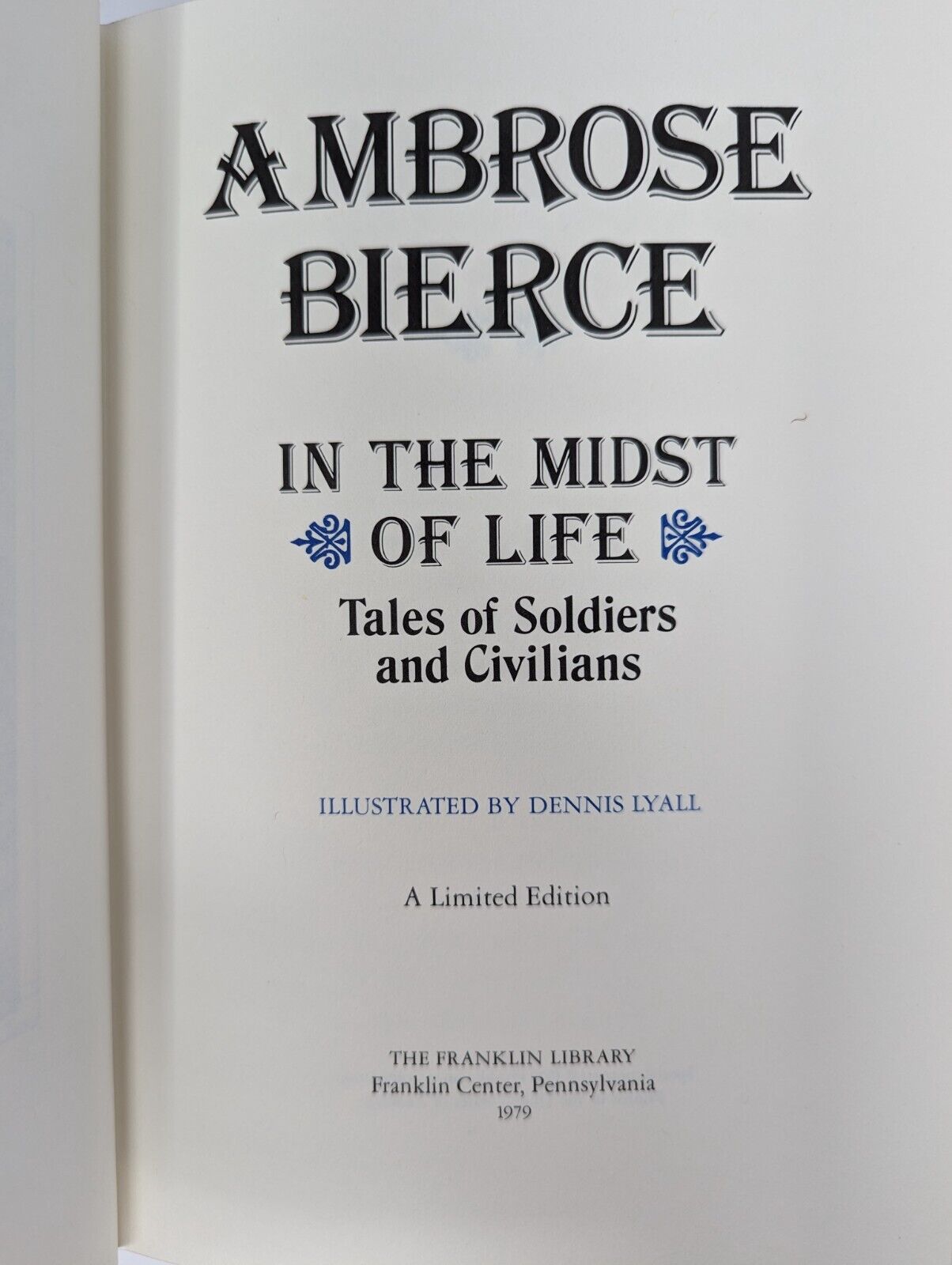 In the Midst of Life and Tales of Soldiers and Civilians