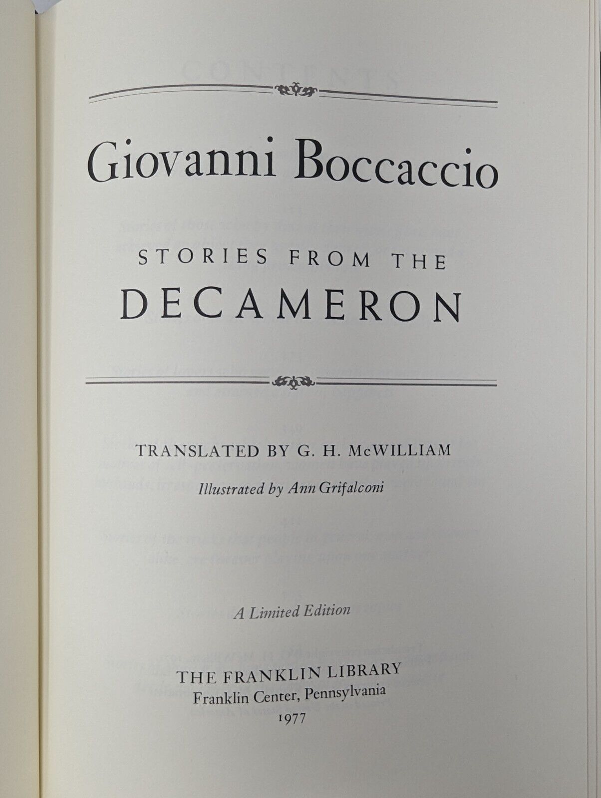 Stories from the Decameron
