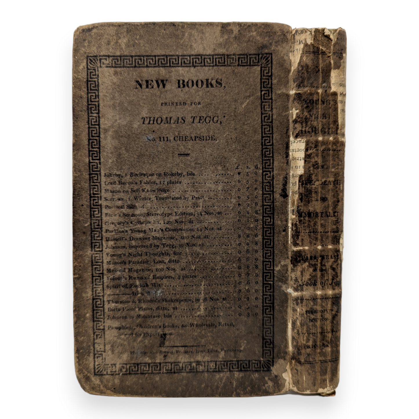The Complaint; or, Night Thoughts, on Life, Death, and Immortality