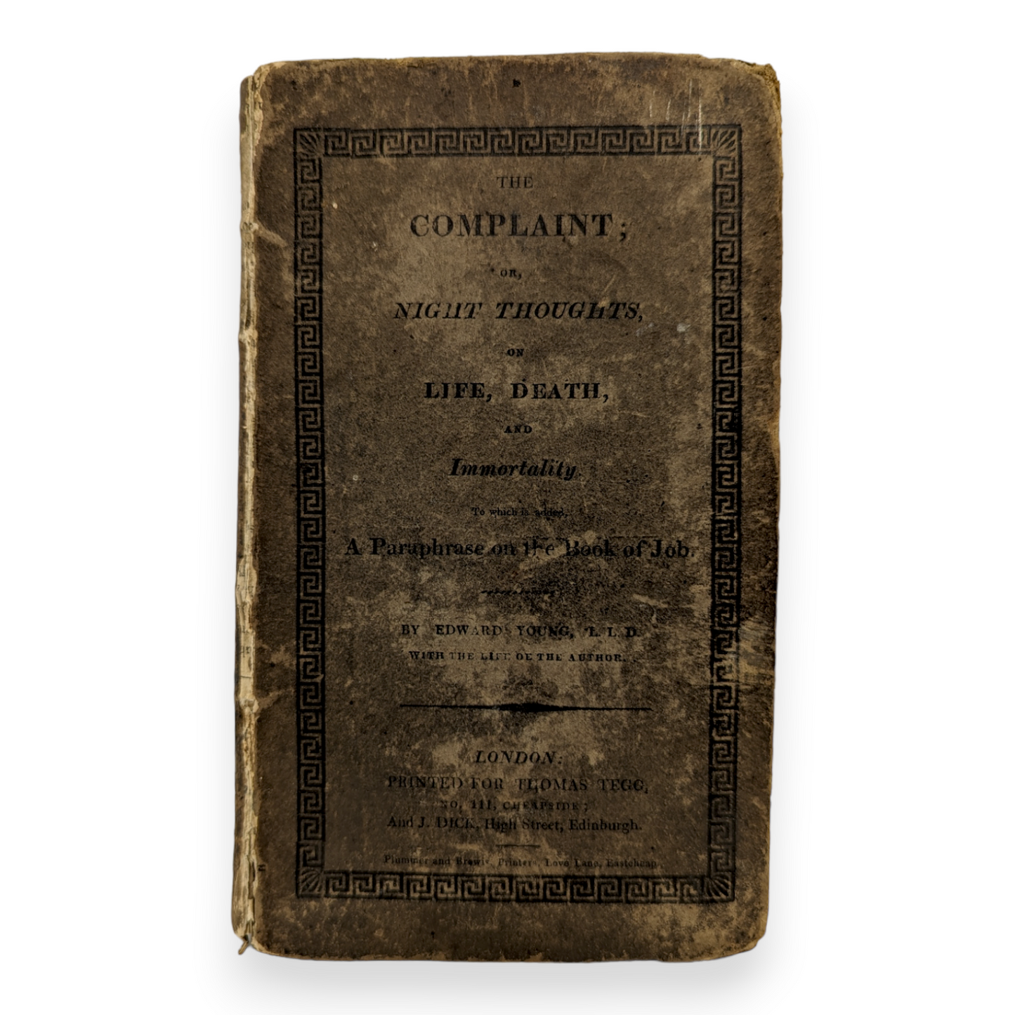 The Complaint; or, Night Thoughts, on Life, Death, and Immortality