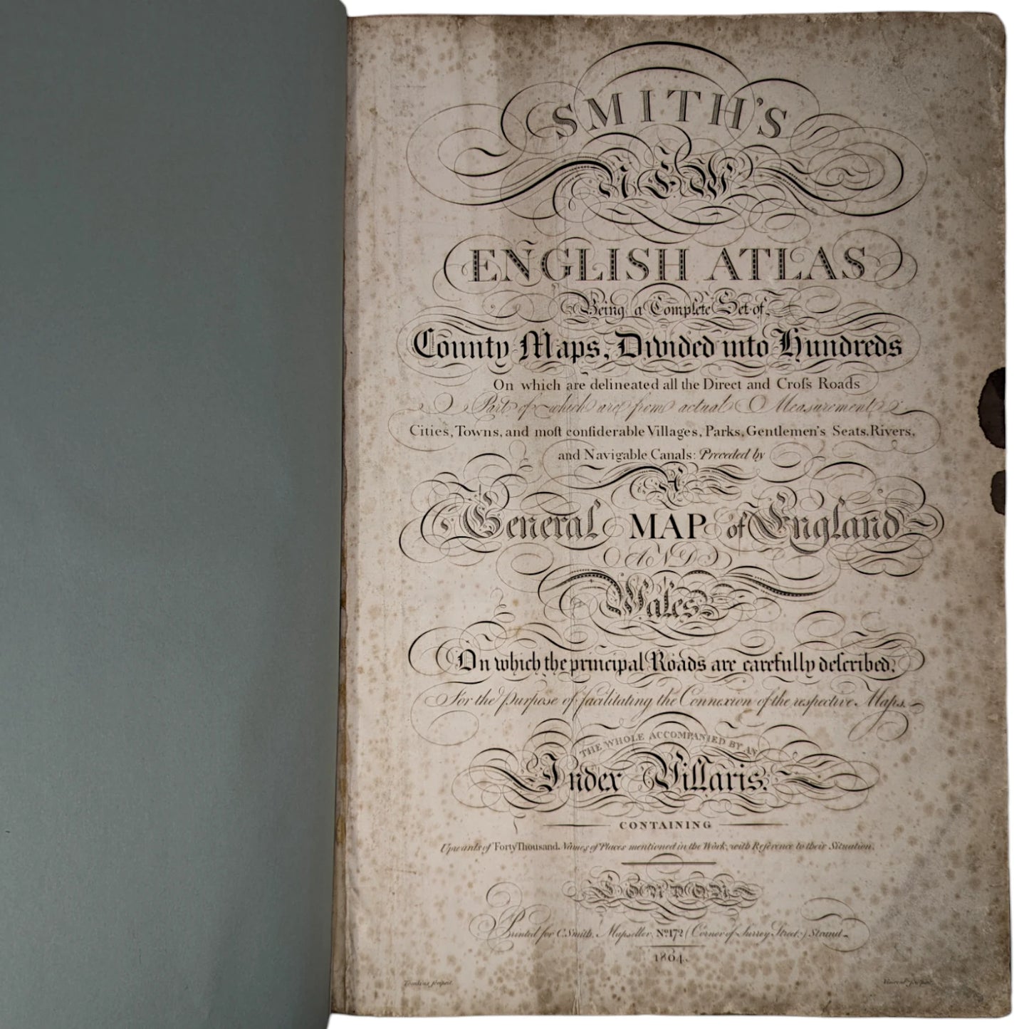 Smith's New English Atlas Being a Complete Set of County Maps