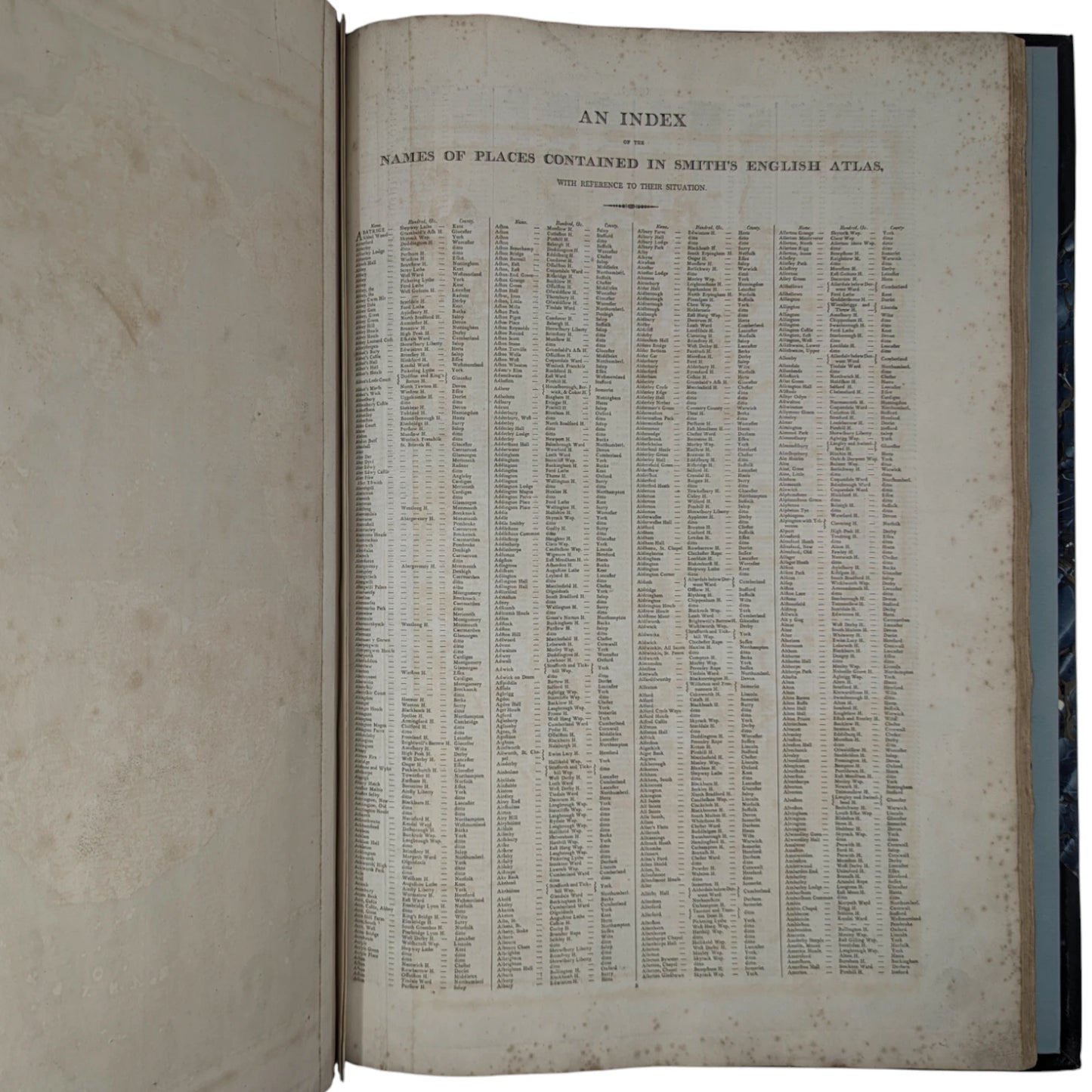 Smith's New English Atlas Being a Complete Set of County Maps